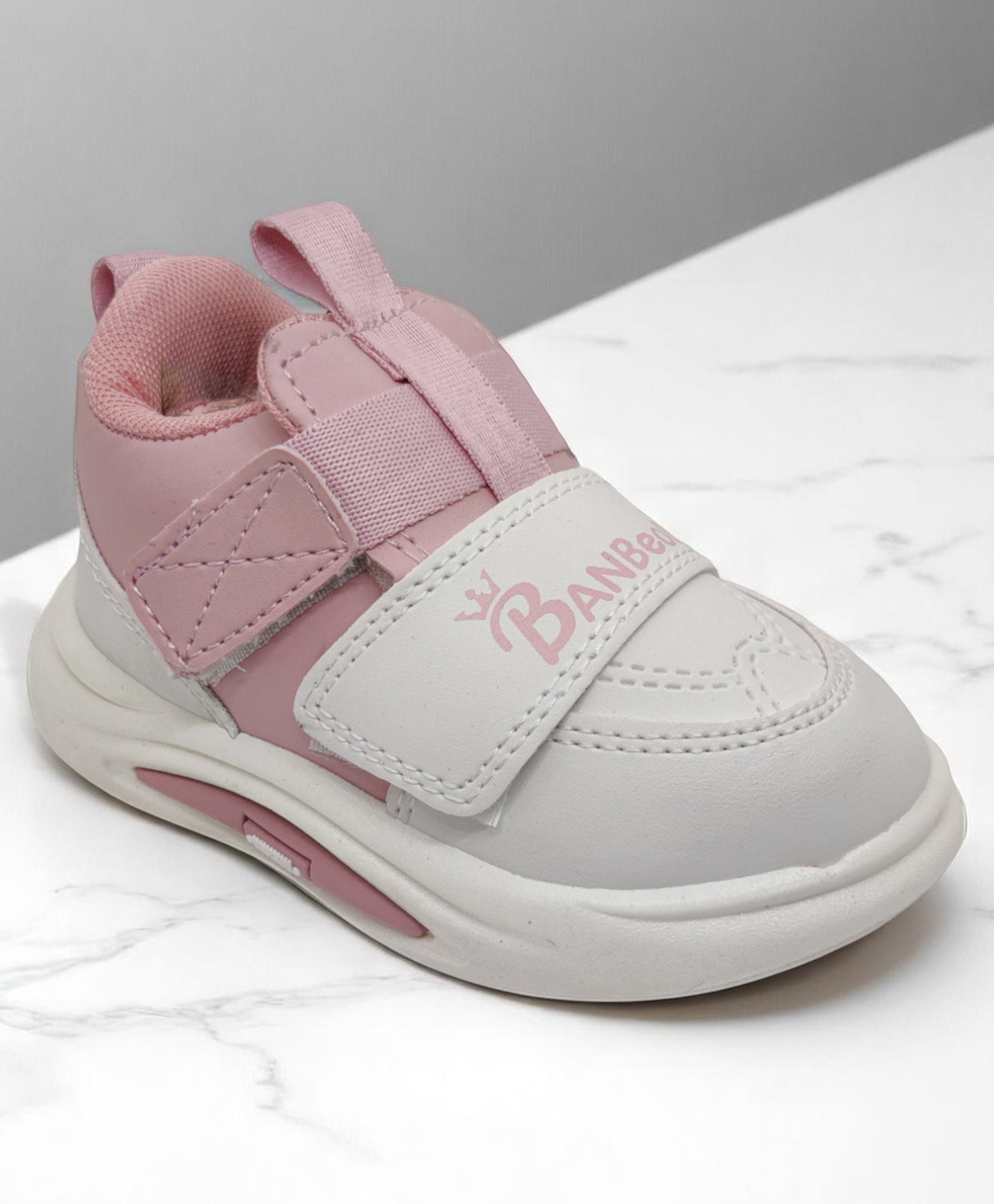 Lil Lollipop Colour Blocked Velcro Closure Shoes - Pink-picture-26