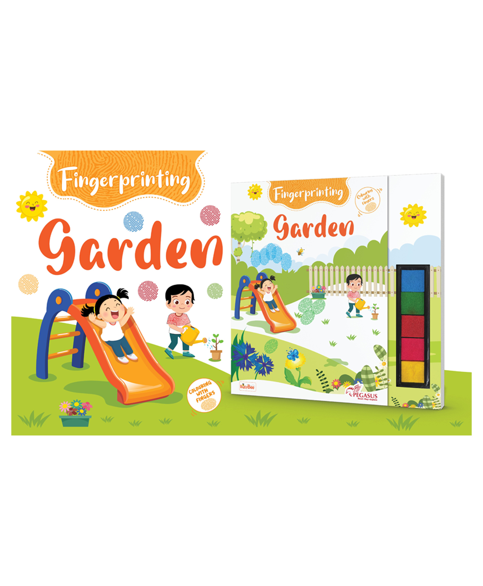 Fingerprint Coloring Book Garden-image-33