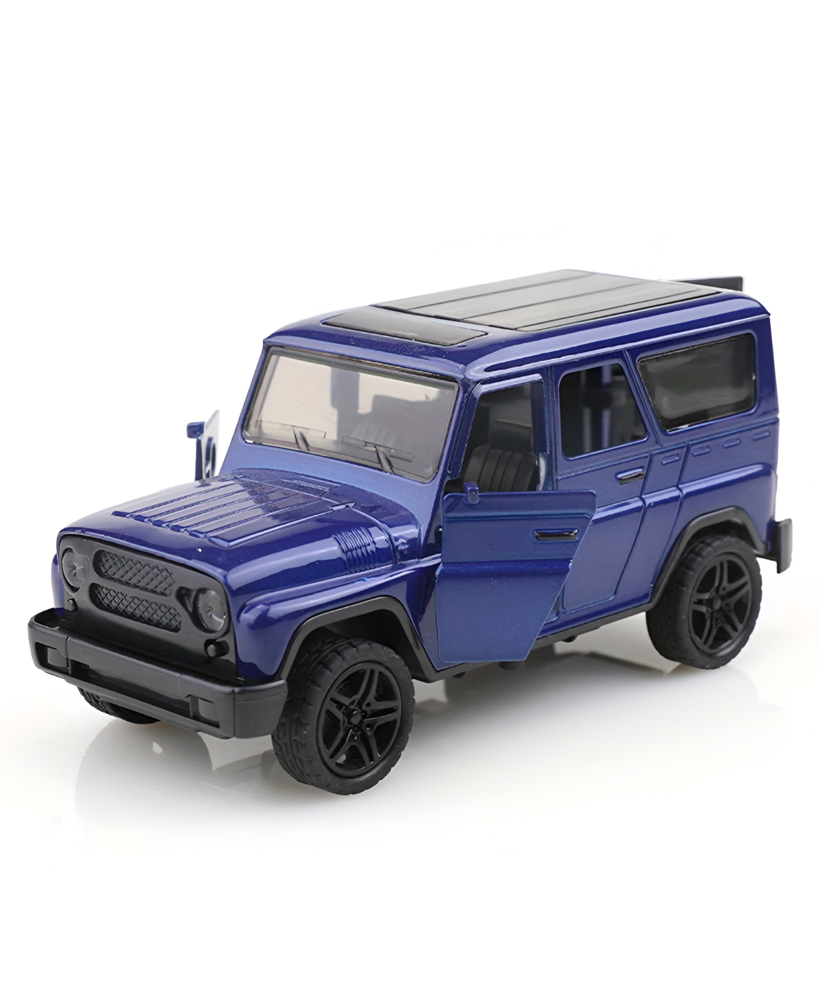 NEGOCIO Alloy Car Model Three-Door Off-Road Vehicle Ornament with Pull-Back Car Decoration for kids- PACK OF 1- COLOR MAY VARY-picture-26