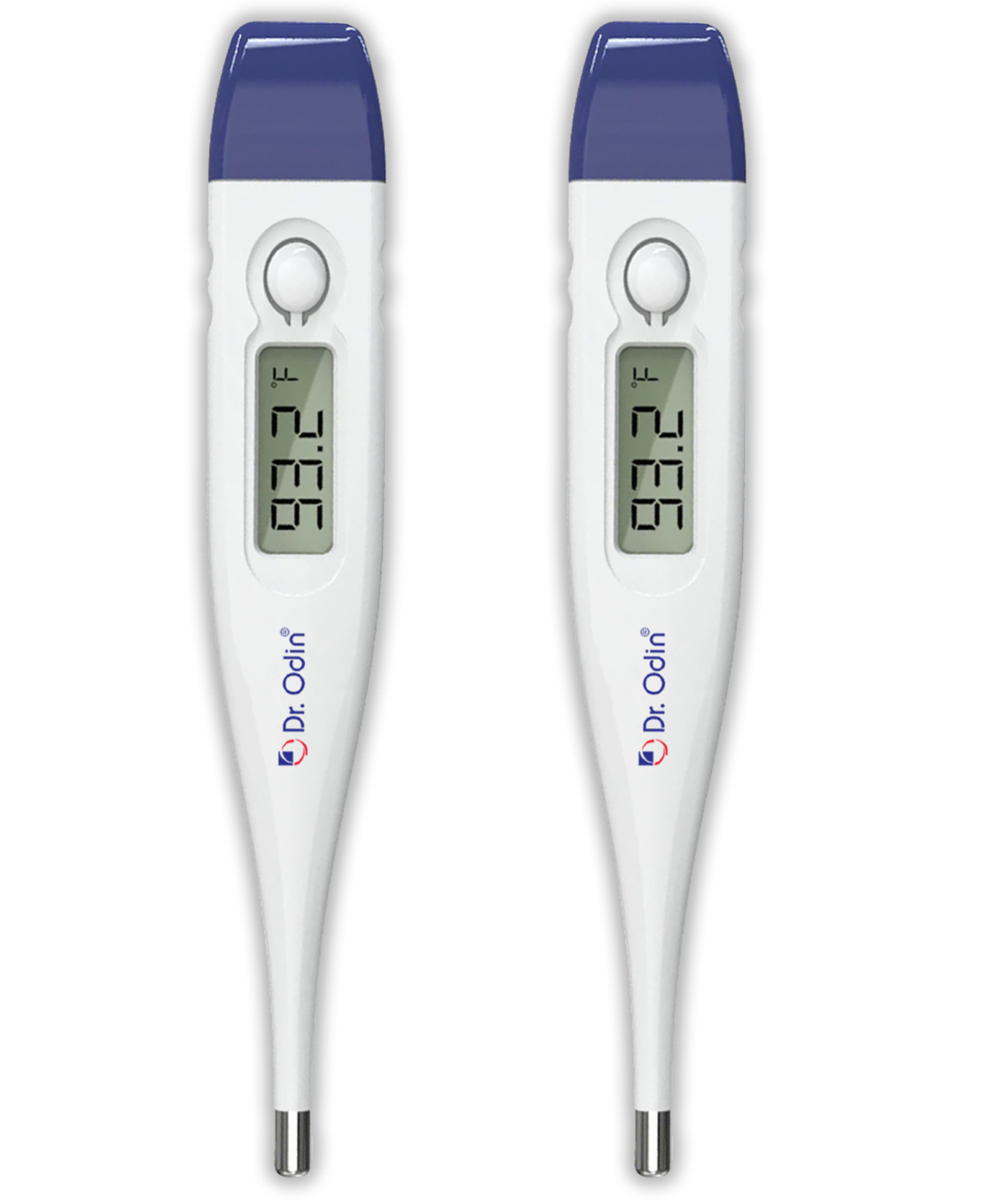 Dr. Odin ODT 311 Digital Thermometer for Precise Temperature Monitoring in Celsius & Fahrenheit - Fast, Accurate, Water Resistant & Family-Friendly (White & Blue)- pack of 2-image-42