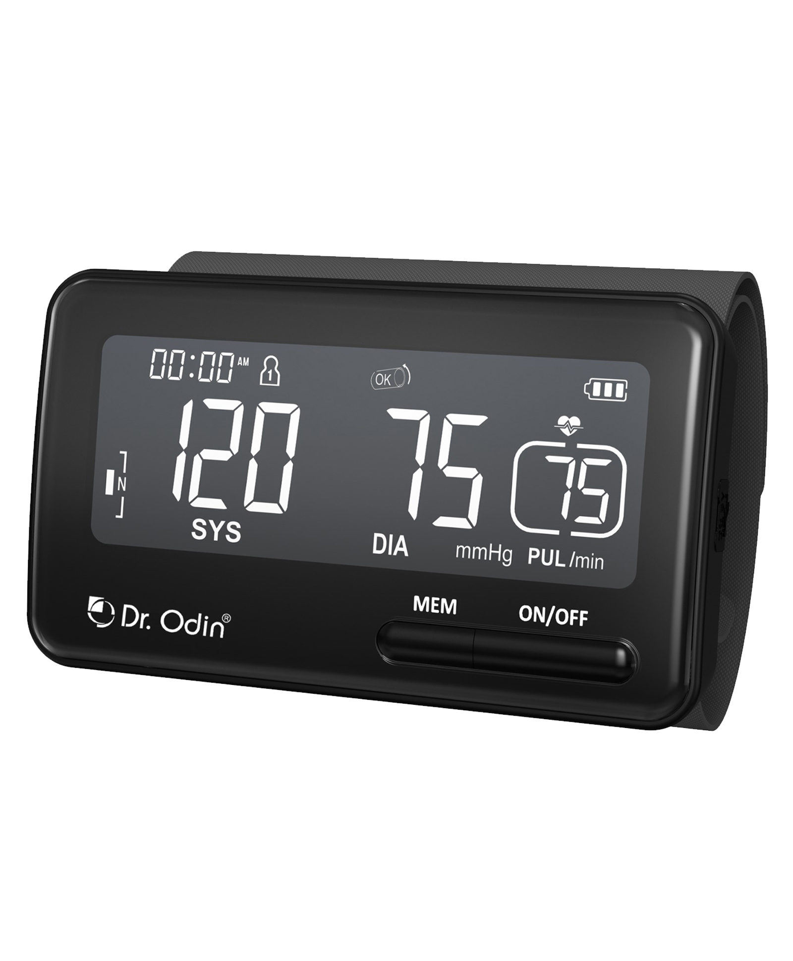 Dr. Odin OBP 105 Accurate Digital Blood Pressure Monitor Pulse Point 360° Low Battery detection, Automatic power (Black)-image-12