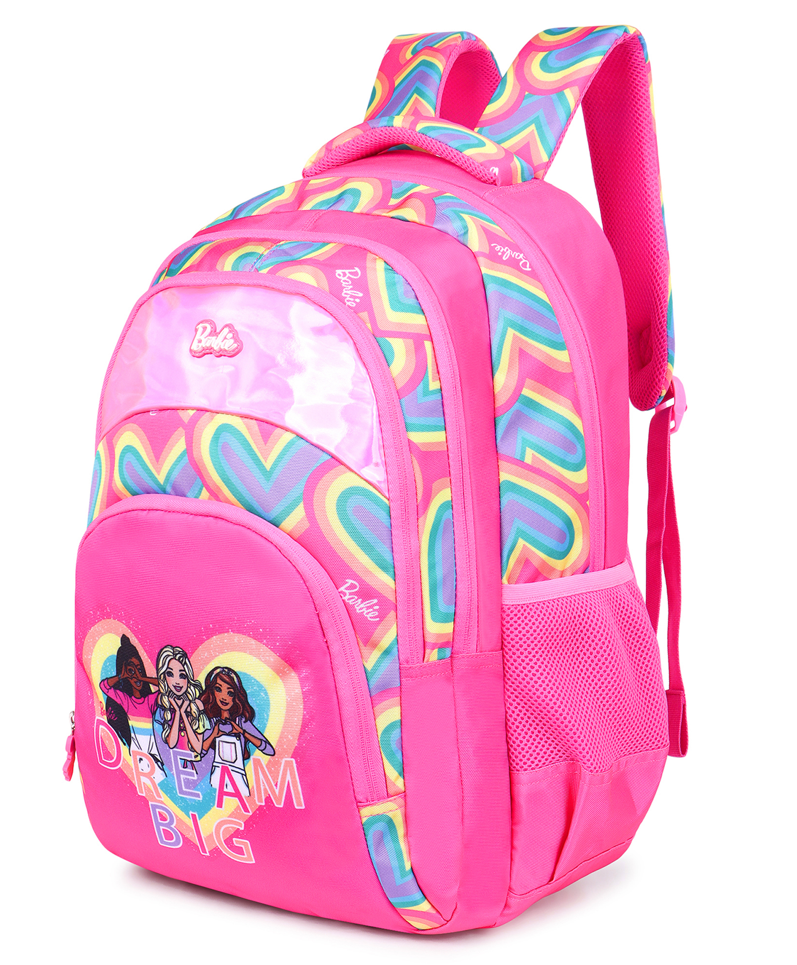 HOTSHOT barbie School Bag For Kids Tution Bag 19 Inch Girls & Women Kids Backpack 30L Large Backpack-image-46