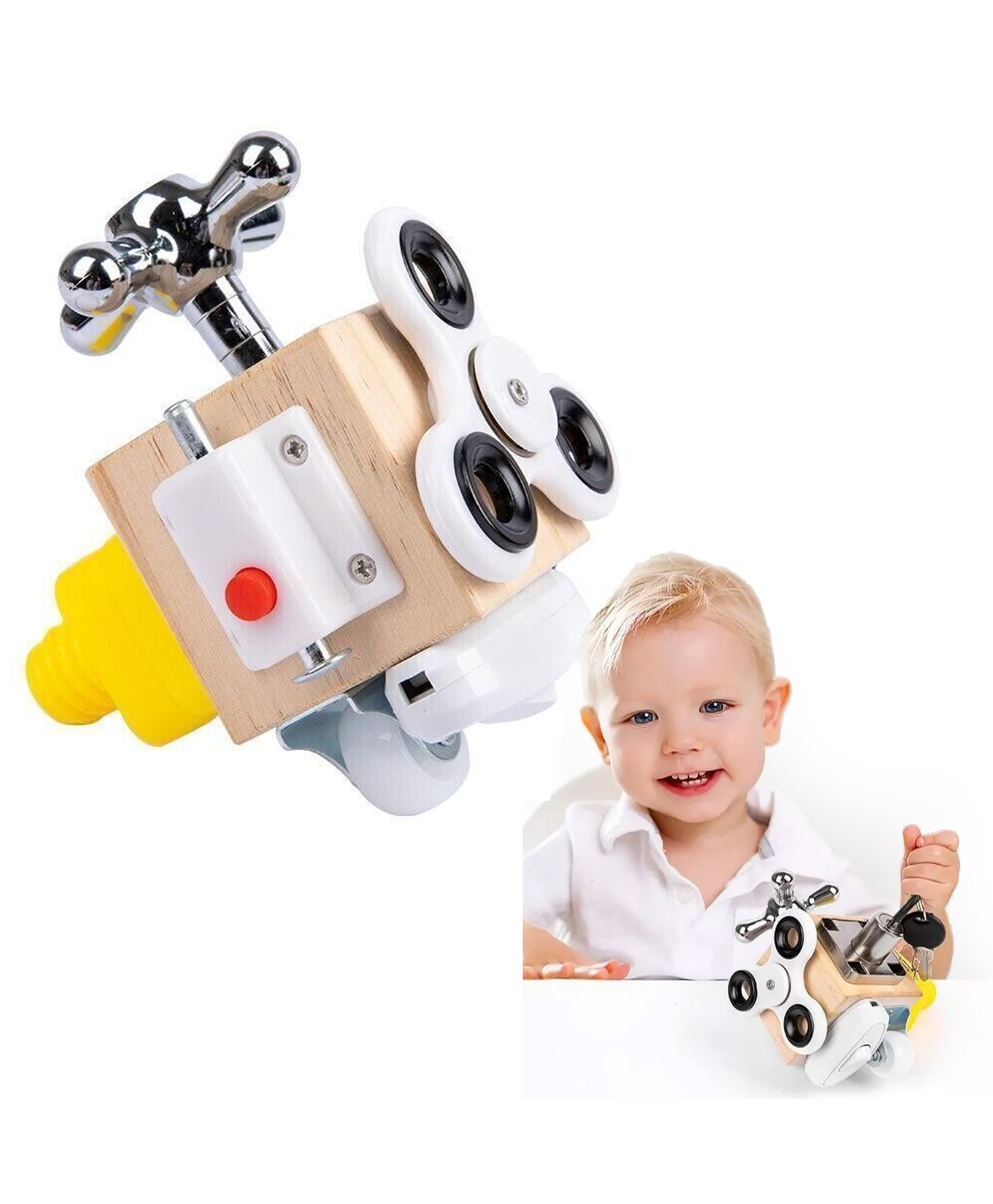 Kidology 7-in-1 Montessori Cube 0 White-image-22