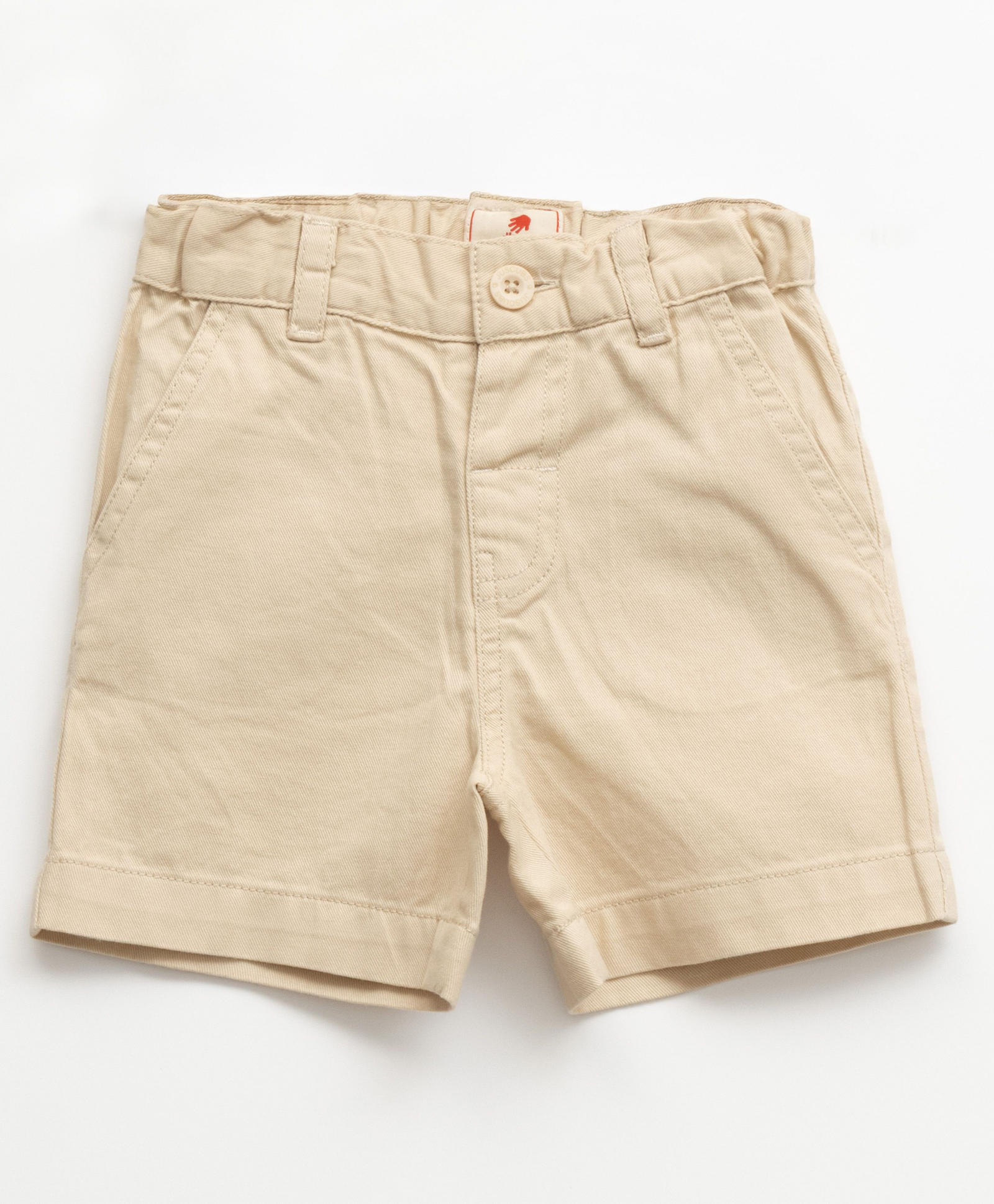 JusCubs Cotton Woven Knee Length Solid Shorts - Beige-picture-33