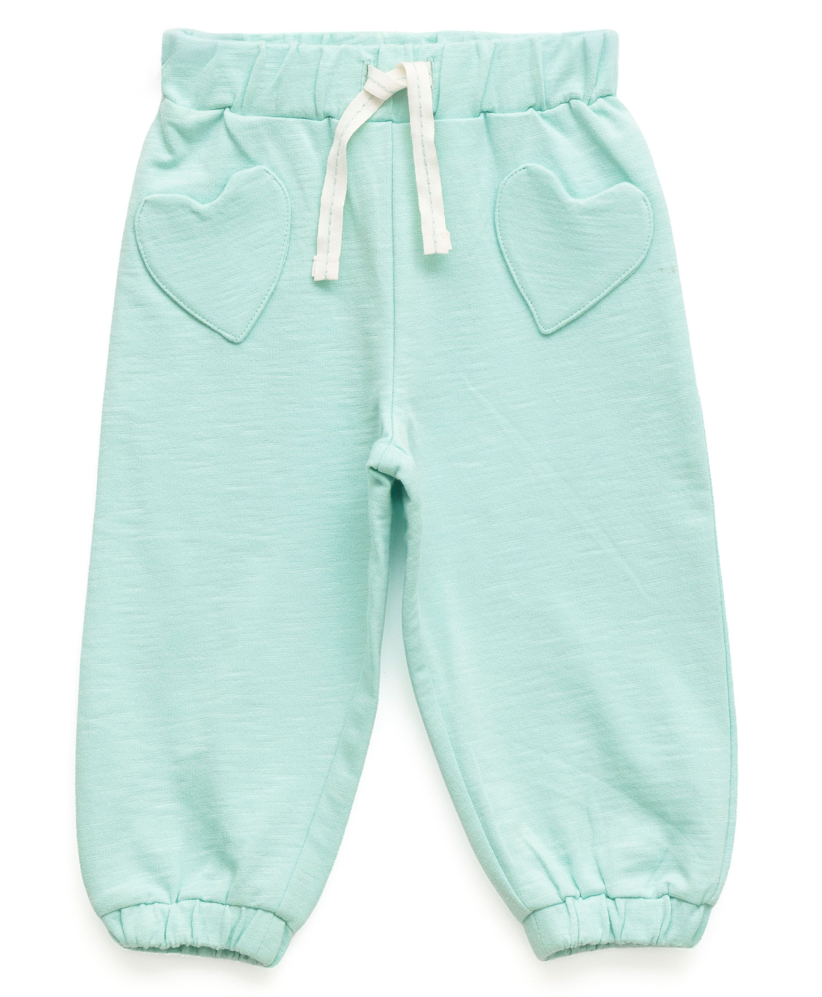 JusCubs Cotton Knit Heart Patch Detailed Pajama - Green-picture-20