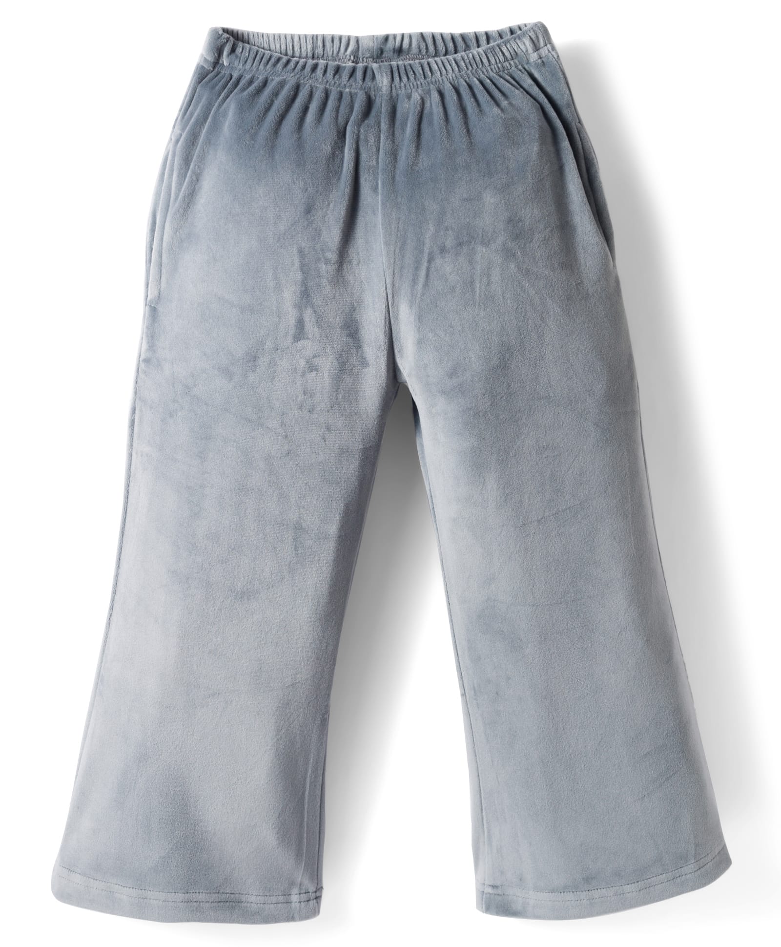 Babyhug Velour Knit Full Length Fleece & Woollen Solid Colour Pant - Grey-picture-17