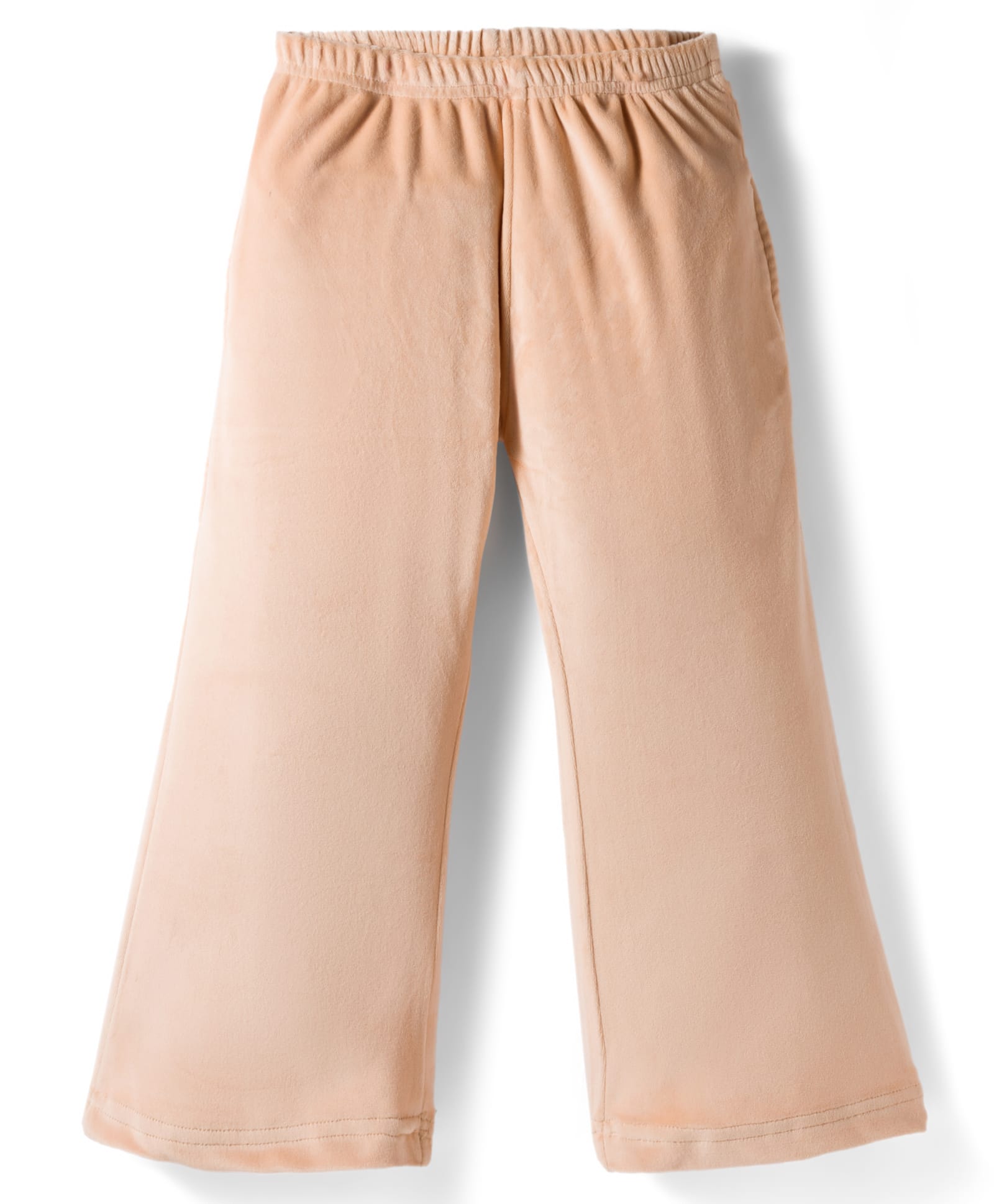 Babyhug Velour Knit Full Length Solid Colour Fleece & Woollen Pant - Beige-picture-36