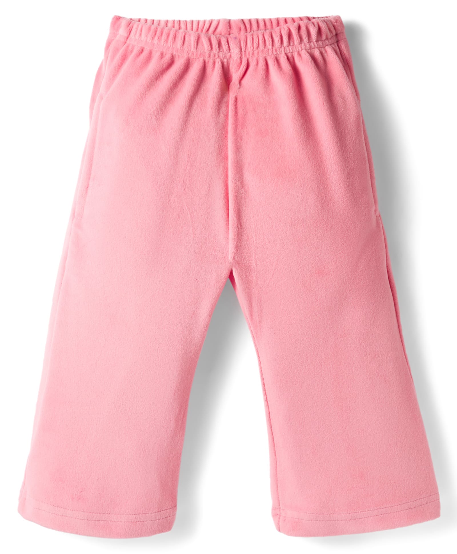 Babyhug Velour Knit Full Length Solid Colour Fleece & Woollen Pant - Pink-picture-37