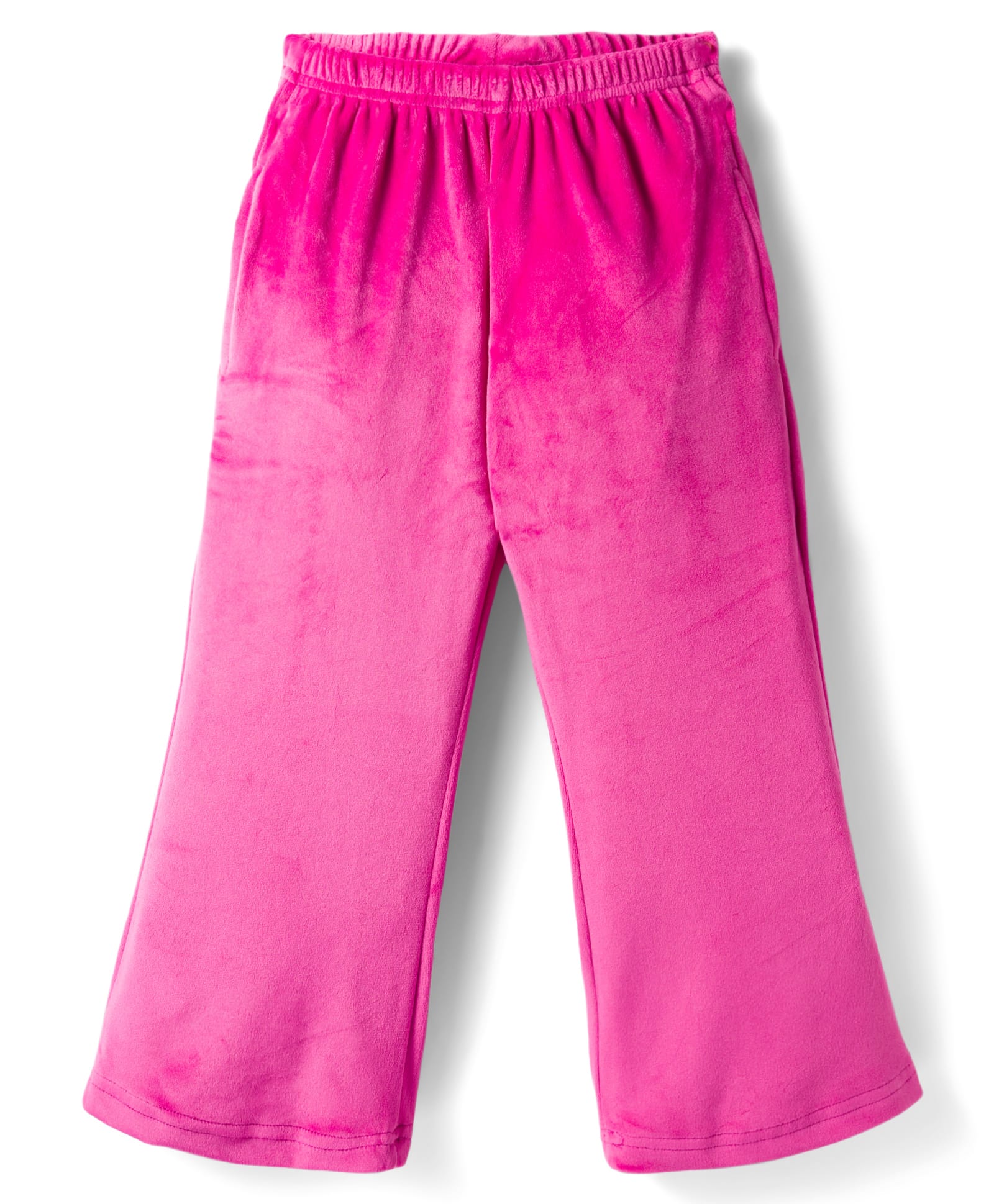 Babyhug Velour Knit Full Length Solid Colour Fleece & Woollen Pant - Magenta-picture-33