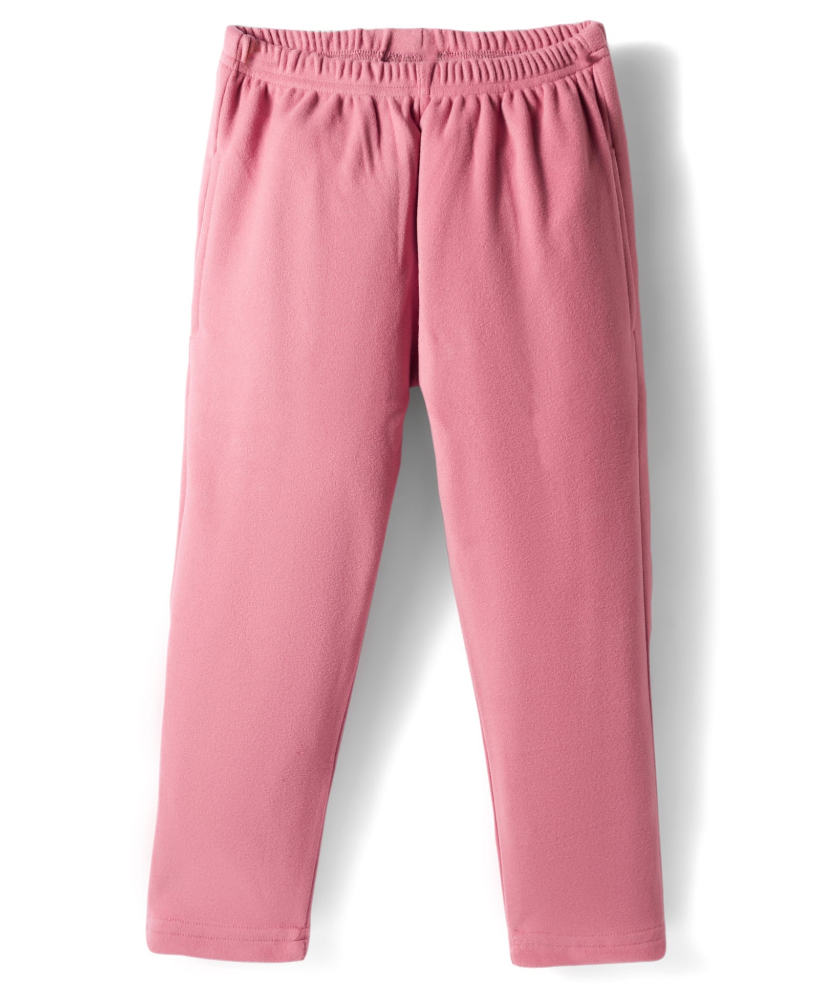 Babyhug Velour Knit Full Length Solid Colour Fleece & Woollen Pant - Pink-picture-38