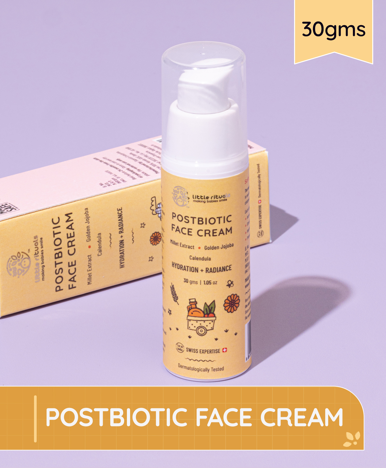 Little Rituals Baby Postbiotic Face Cream - 30 g-picture-21