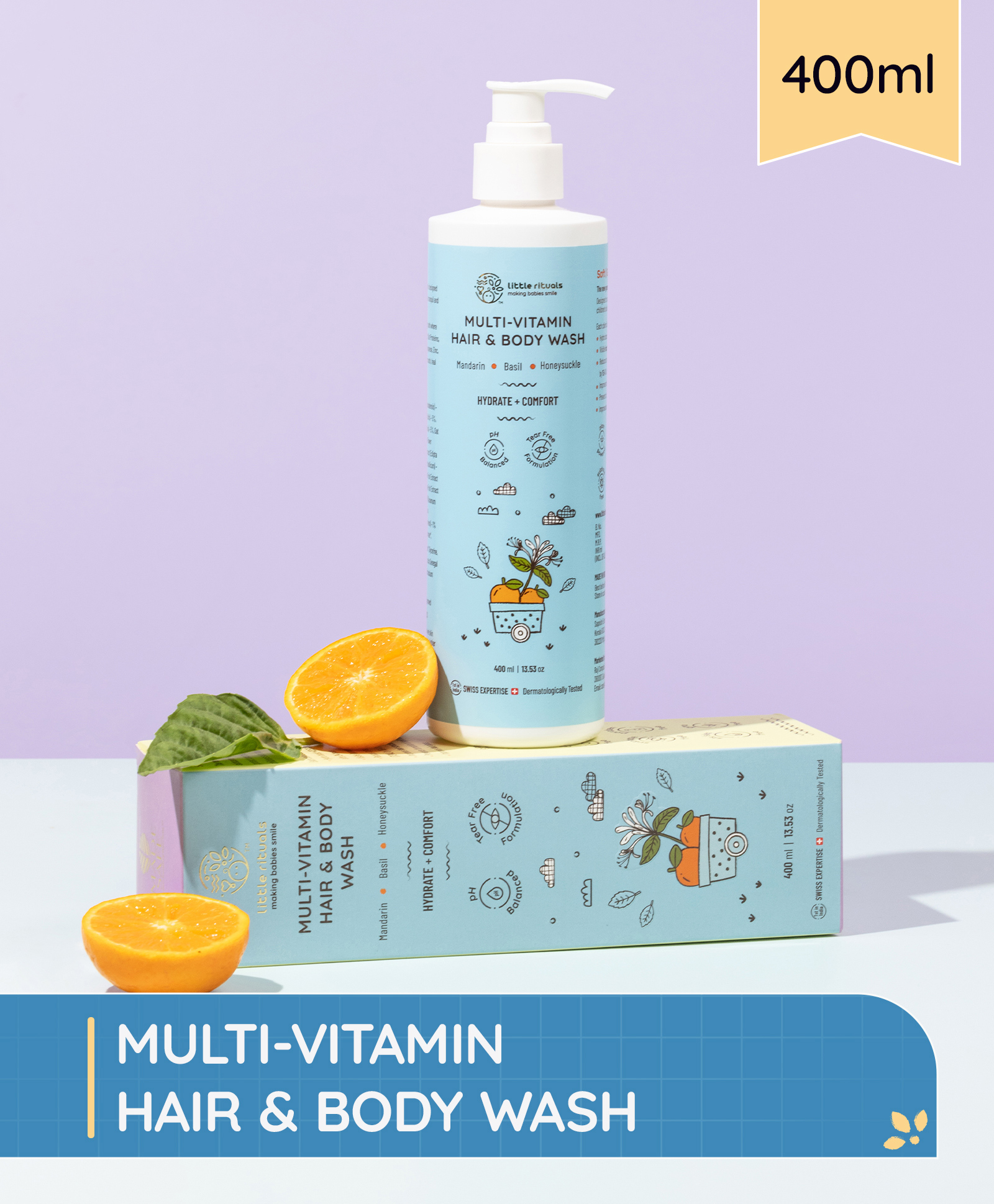 Little Rituals Multi-Vitamin Hair & Body Wash - 400 ml-image-31