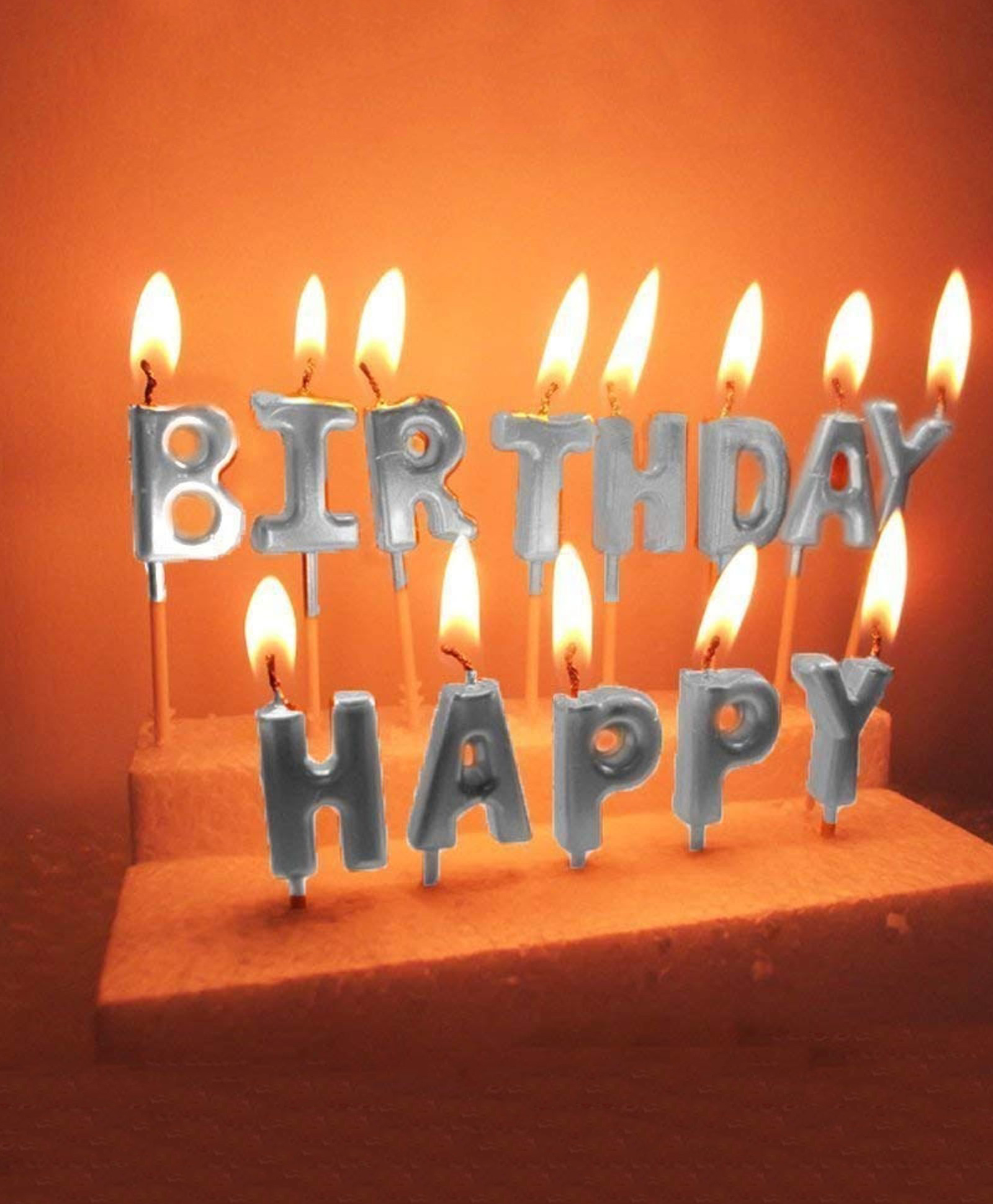 Funcart Happy Birthday Toothpick Candle - Silver-picture-14