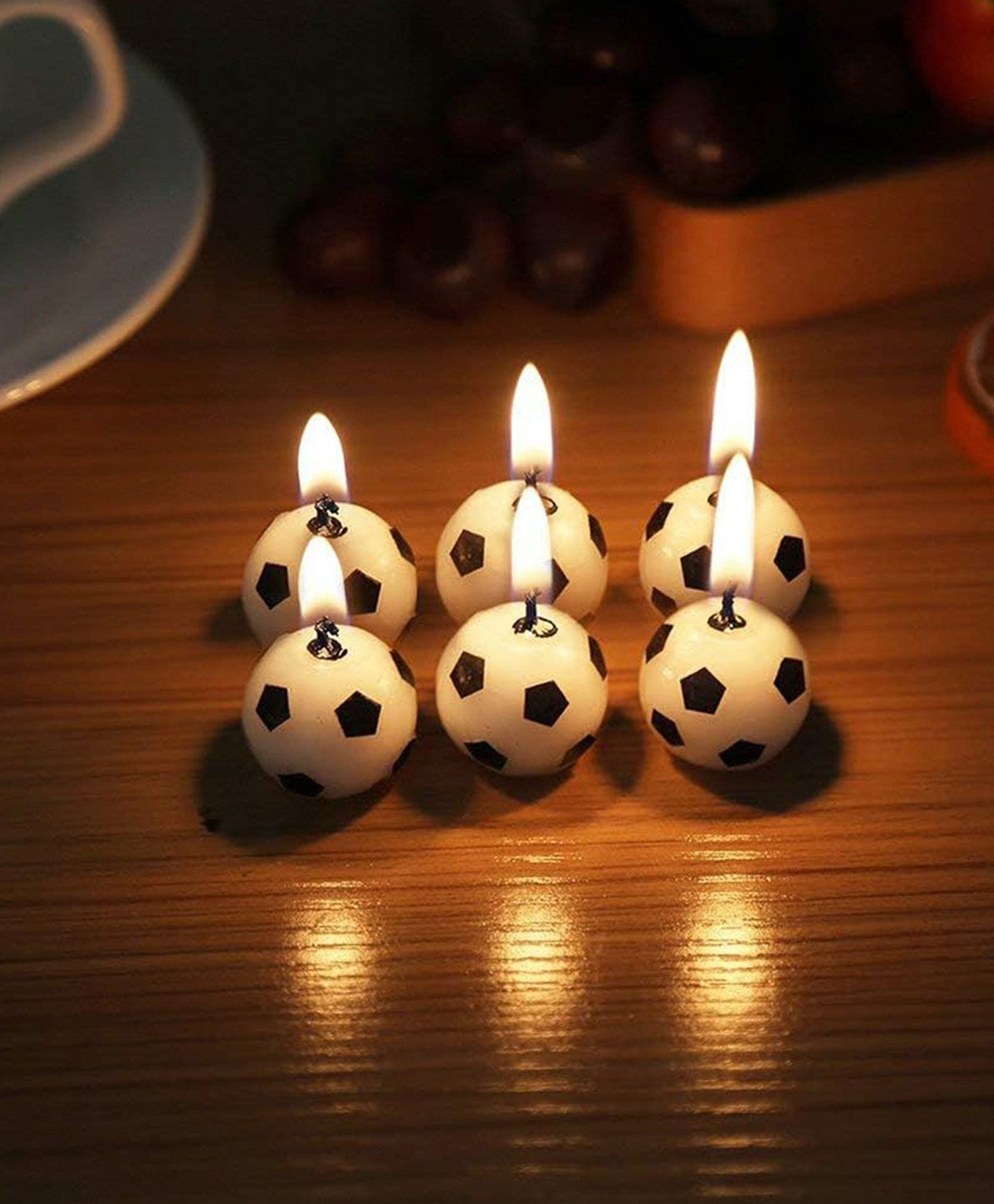 Funcart Sporty Football Candle - Pack of 6