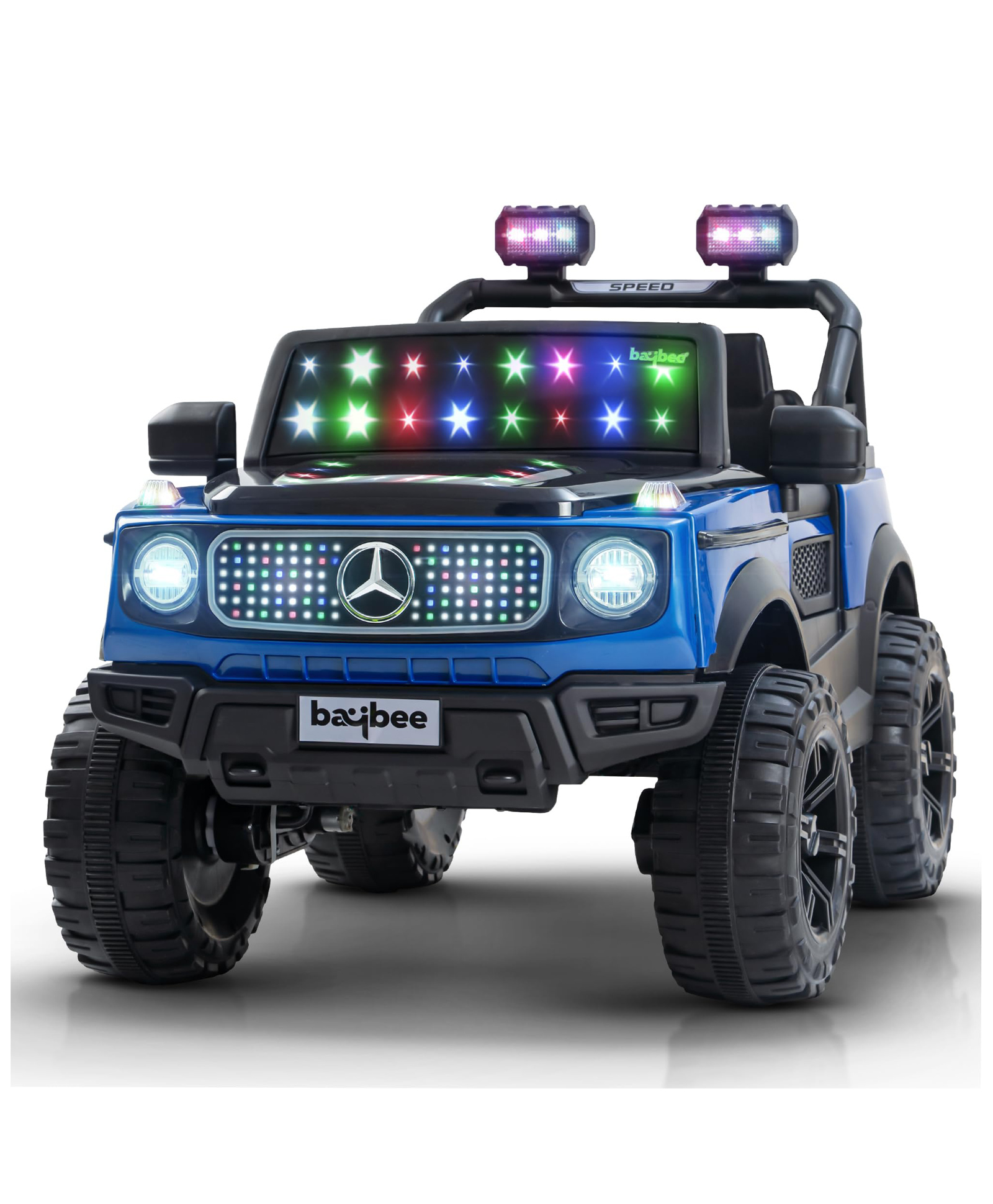 Baybee Benzie 4×4 Battery Operated Jeep for Kids, Ride on Toy Kid Car with RGB Windshield Light & Music | Baby Big Battery Cars | Electric Jeep Car for Kids to Drive 2 to 6 Years (Blue)-picture-47