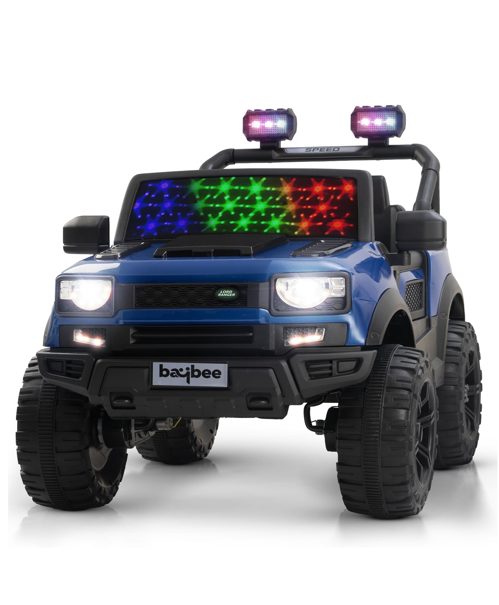 Baybee Rover 4×4 Battery Operated Jeep for Kids, Ride on Toy Kid Car with RGB Windshield Light & Music | Baby Big Battery Cars | Electric Jeep Car for Kids to Drive 2 to 6 Years (Blue)-image-41