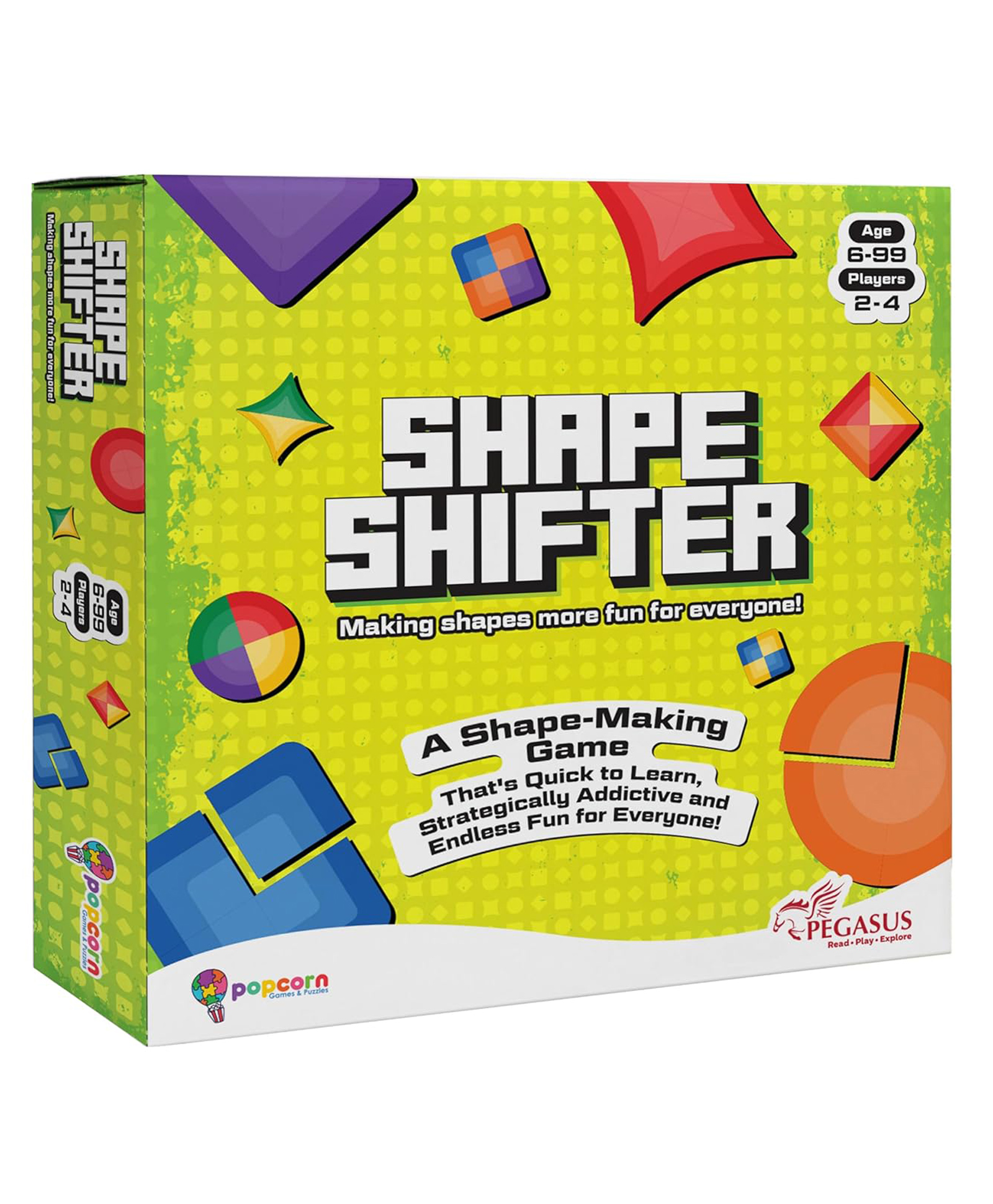 Popcorn Games & Puzzles Shape Shifter Strategy Board Game | Fun & Brain-Boosting Indoor Game for Kids & Adults | Ages 6 to 15-image-13