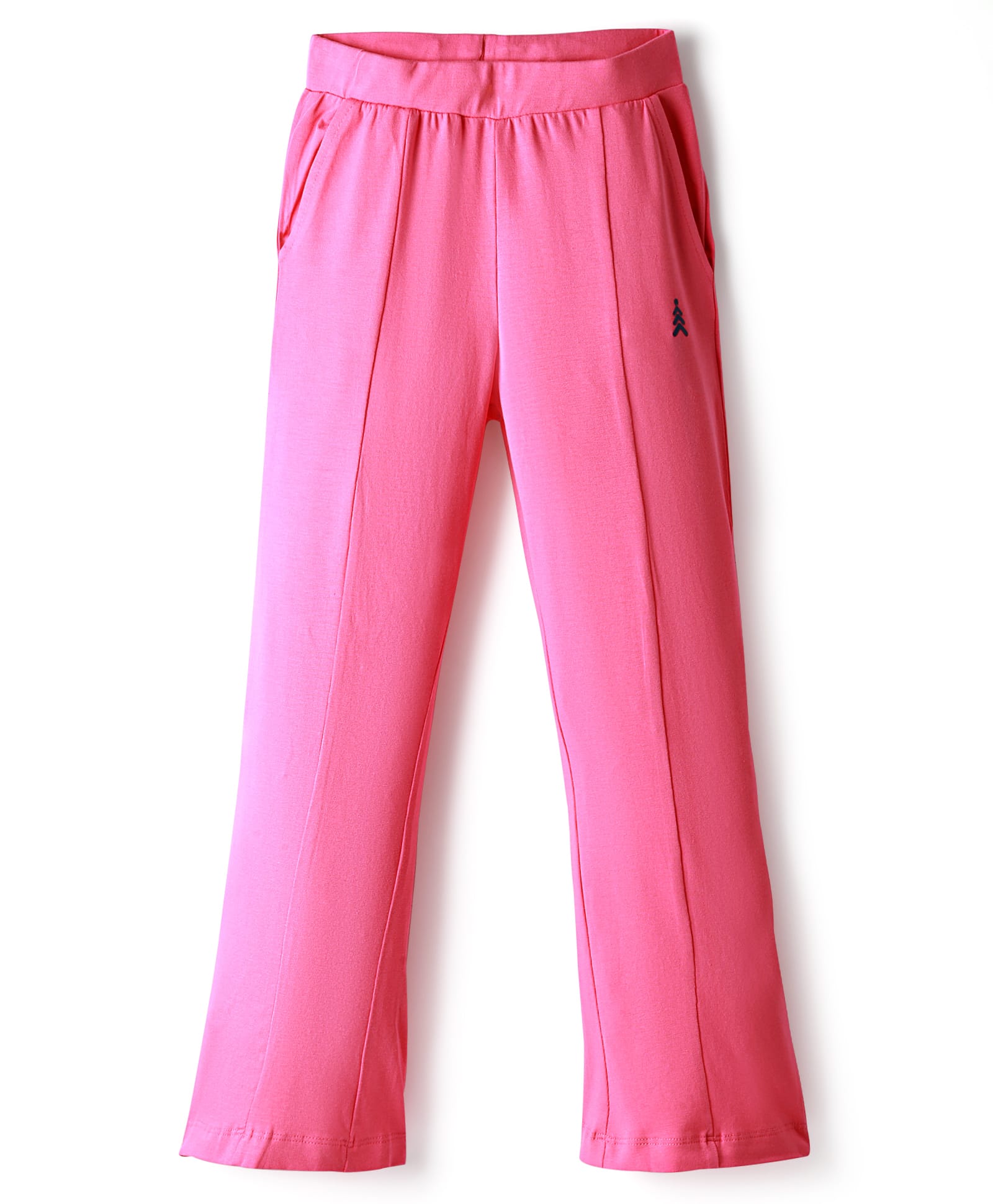 Pine Kids Knit Full Length Solid Color Leggings - Dark Pink-picture-23