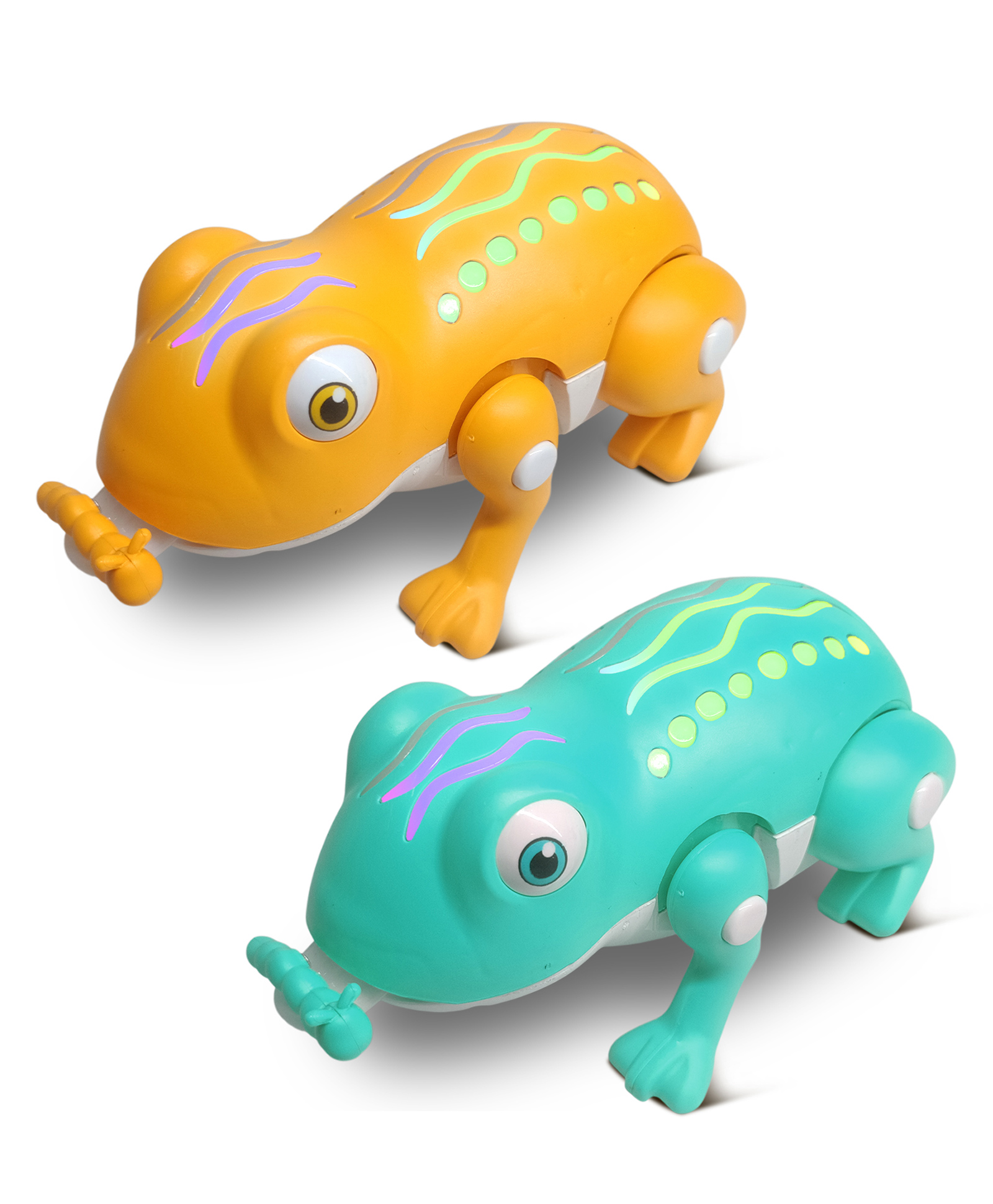 Planet of Toys Funny Frog Toy for Kids with Light, Music, Tongue Stretch and Beat Action | Colorful and Engaging Moving Frog Toy for Boys and Girls | Color May Vary-picture-30