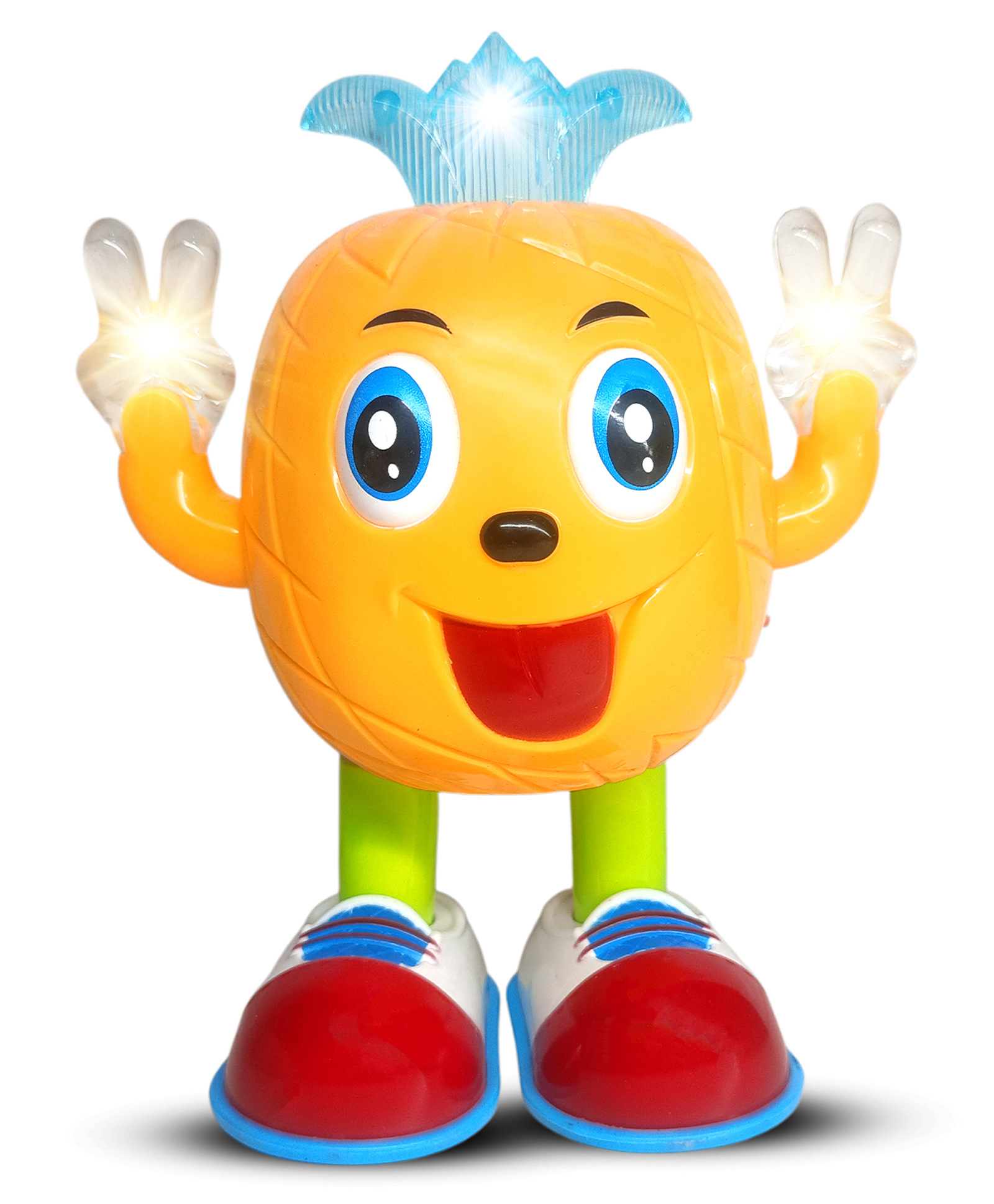 Planet of Toys Dancing Pineapple Toy for Kids - Big Size Walking and Dancing Pineapple with Dynamic Music & Colorful Lights - Funny Movement & Attractive Toy for Toddlers & Children-picture-31