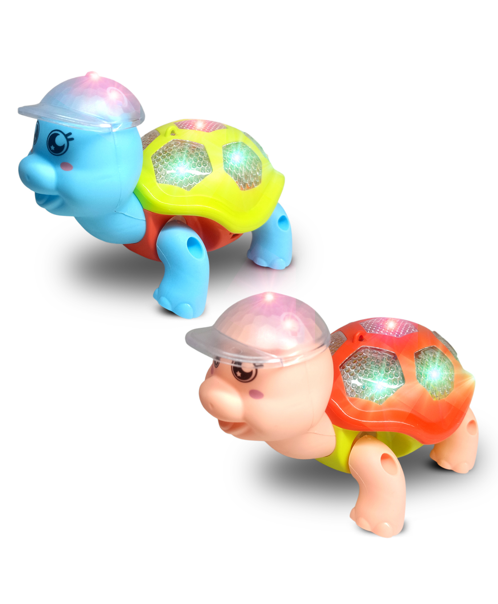 Planet of Toys Tortoise Toy for Kids with Music, Sound Effects, and Forward Movement Interactive Battery Operated Crawling Turtle Toy, Educational and Fun Playtime Companion, Color May Vary-picture-14