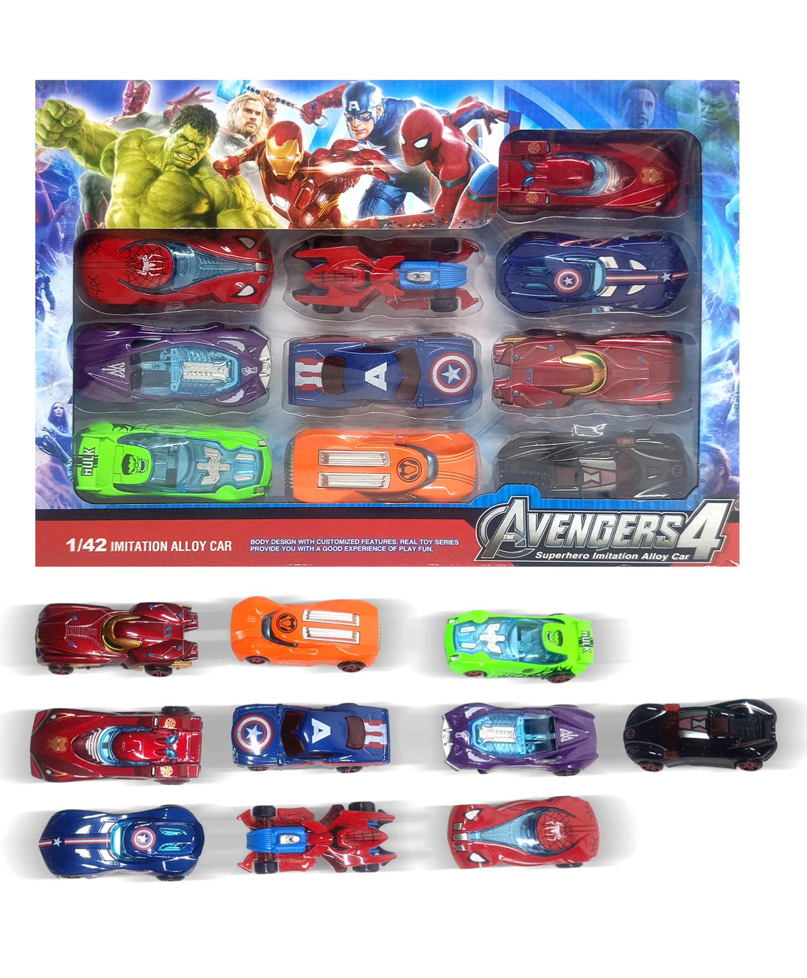 Planet of Toys Set of 10 Unbreakable Racing Mini Car Models for Kids Colorful Die-Cast Car Play Set Fun and Unique Racing Cars Toy Set Educational & Imaginative Play-picture-28