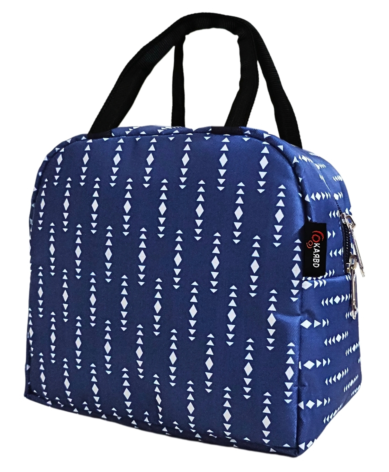 KARBD Insulated Lunch Box Bag with Aluminium Foil Insulation - Blue Colour, Marine Vibes Design-picture-28