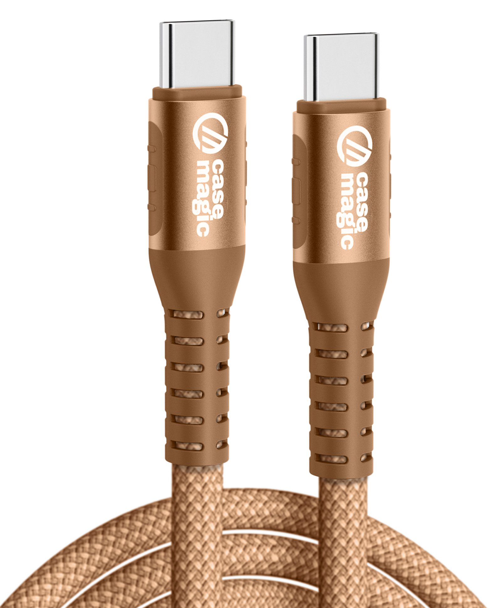 case magic case-magic 240W Type-C to Type-C Fast Charging Cable (1.2M, Brown) Nylon braided, PD chip, 480Mbps data-picture-10