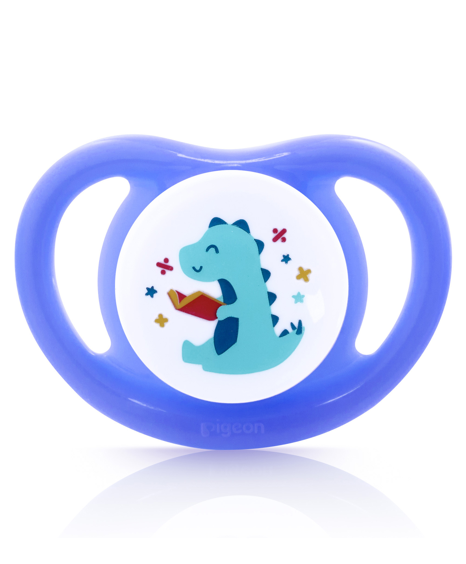 Pigeon Minilight Soother with Dino Print L Size - Blue-image-19