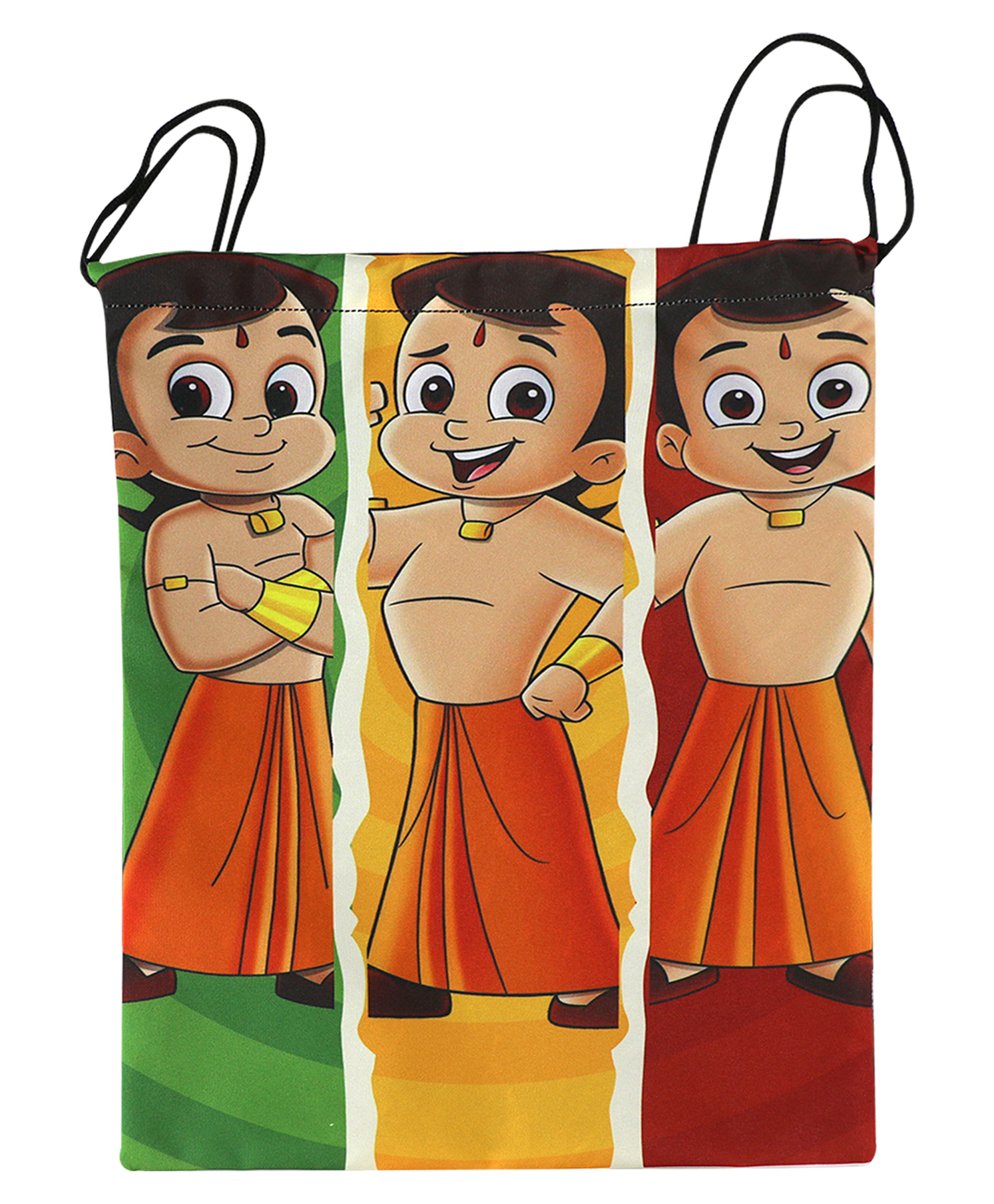 Smily Kiddos Chhota Bheem String Bag | Multi-Color Kids Drawstring Bag | 17.5 x 14 inch-image-40