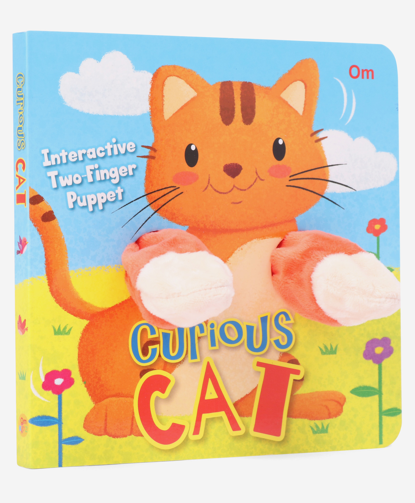 om books international Interactive Two-Finger Puppet Curious Cat Board Book - English-picture-27