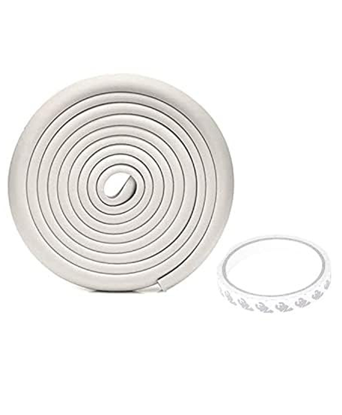 Safe-O-Kid Edge & Corner Protection Strip 5M Soft Foam, White-picture-39