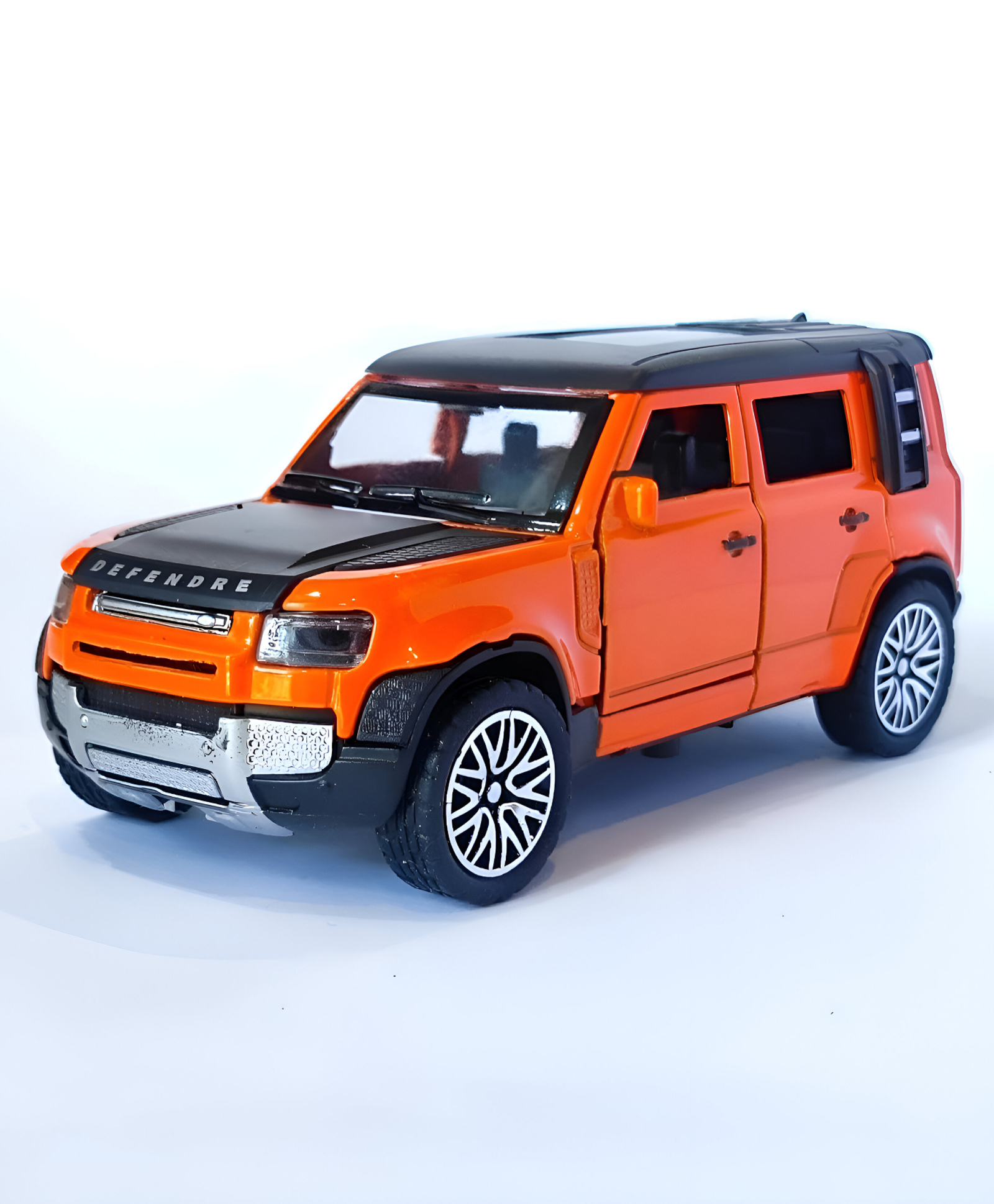 NEGOCIO DiecAst Defender Metal Toy Car With Openable Doors & Bonnet (Color May Vary )-image-24