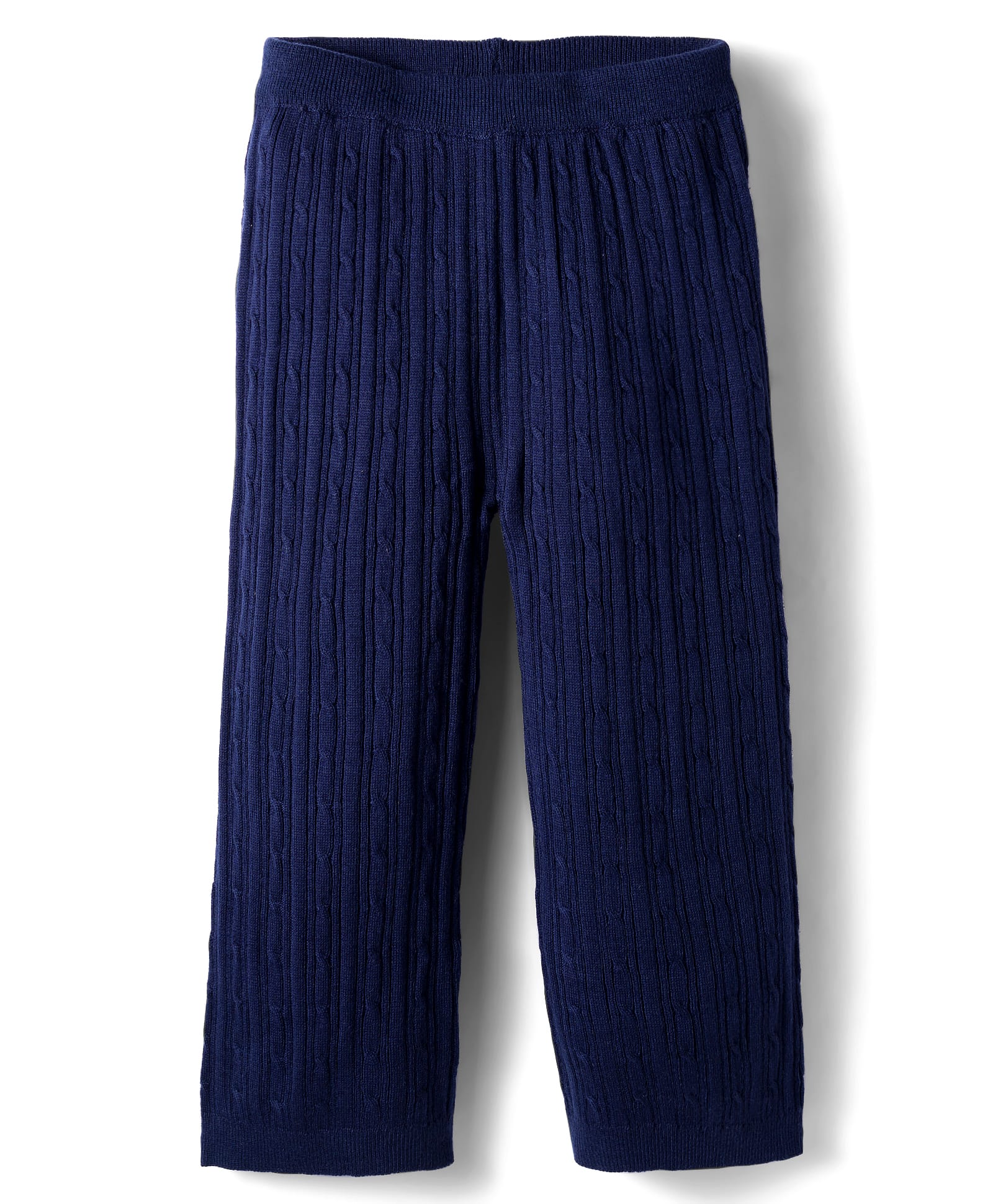 Babyhug Knit Full Length Solid Color Fleece Pant - Navy Blue-image-7