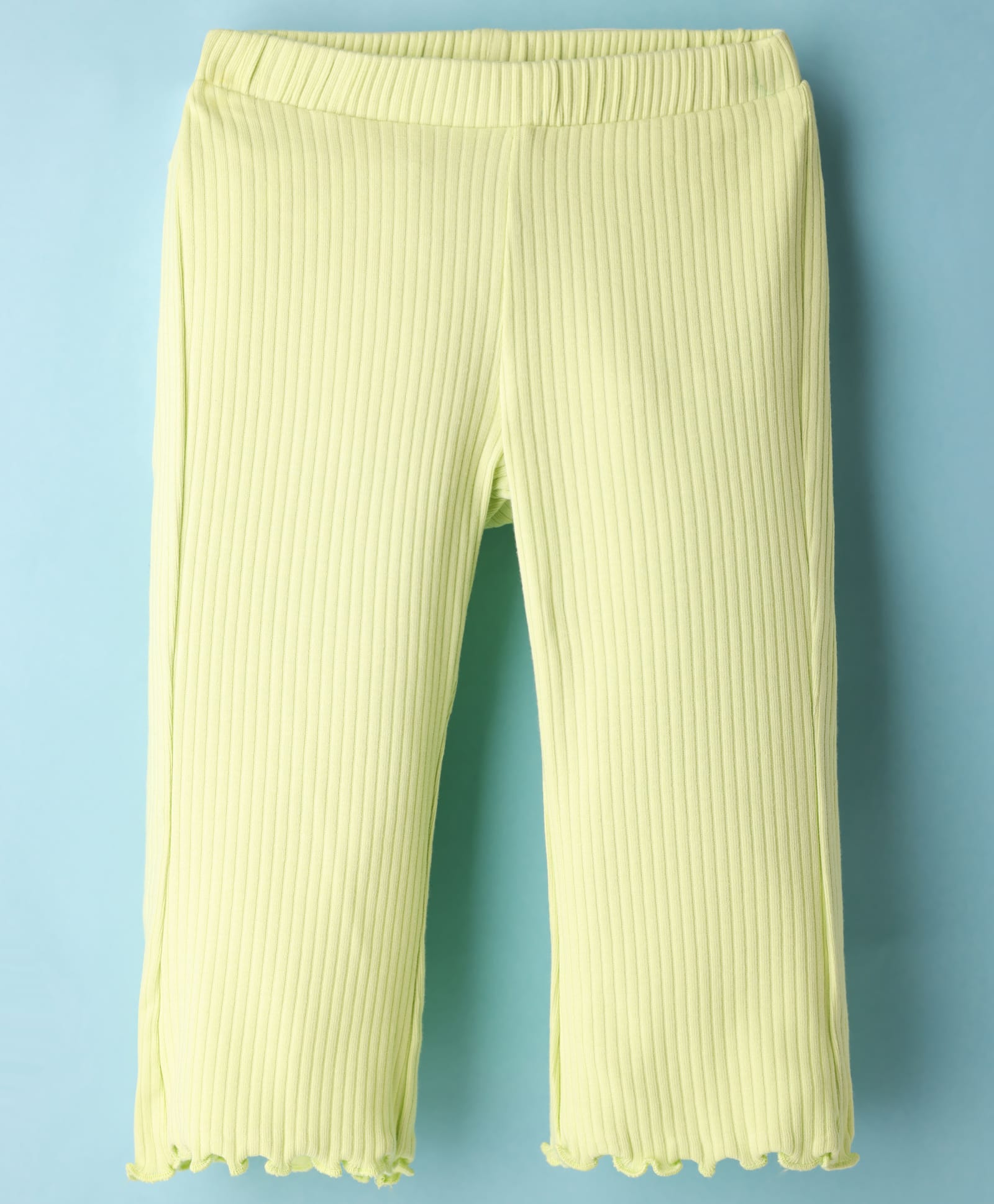 UCB Knit Full Length Solid Colour Legging - Light Green-picture-24