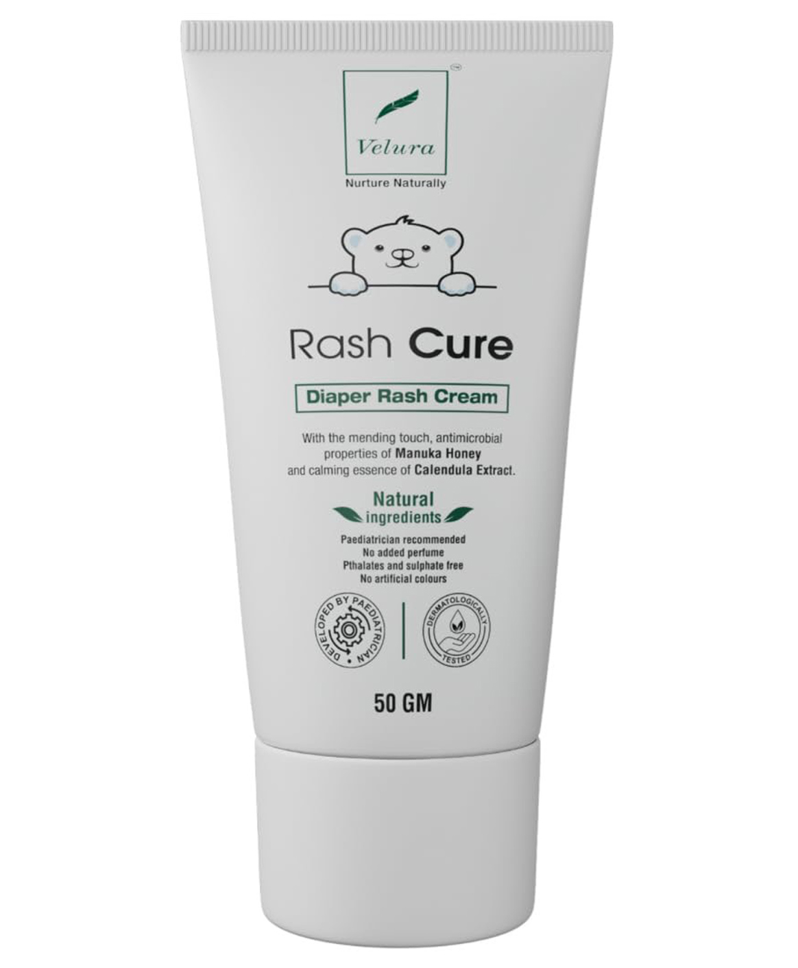 Velura Diaper Rash Cream for Babies - 50 g |Rash Cure cream For Treating & Prevention of Diaper Rashes