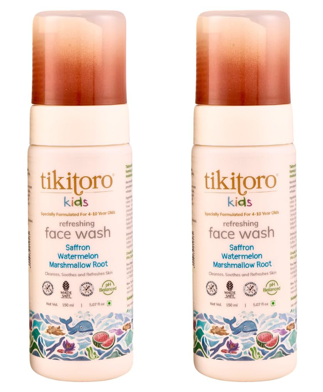 Tikitoro Kids Refreshing face wash 150 ml Pack of 2-picture-22