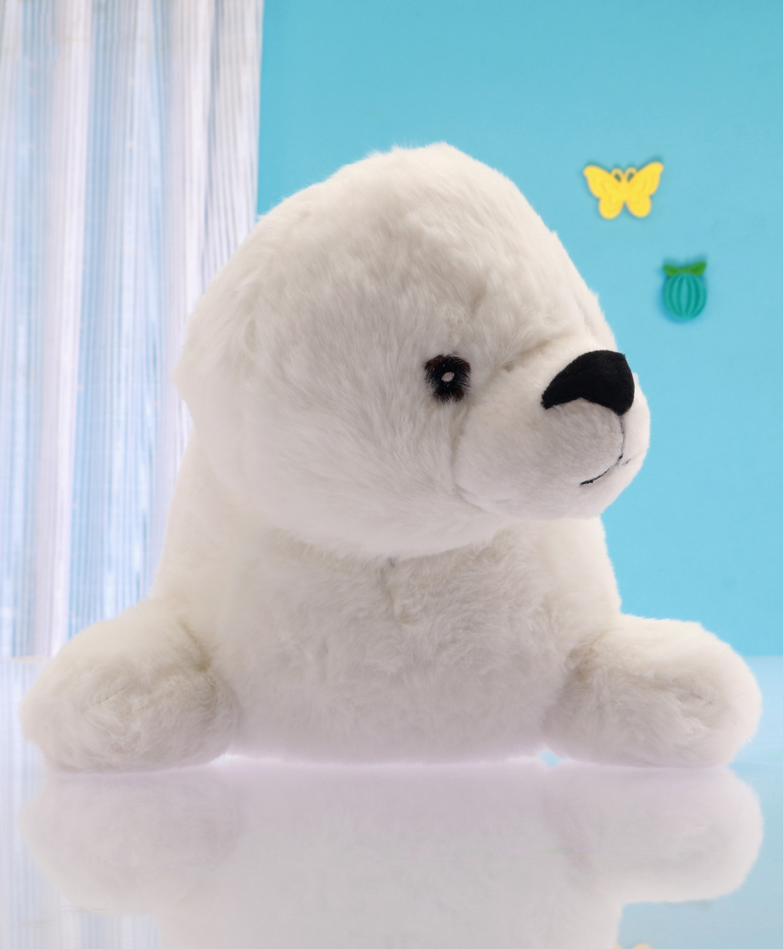 Wild Republic Ecokins Harp Seal Pup Soft Toy White - Height 17.5 Cm-image-44