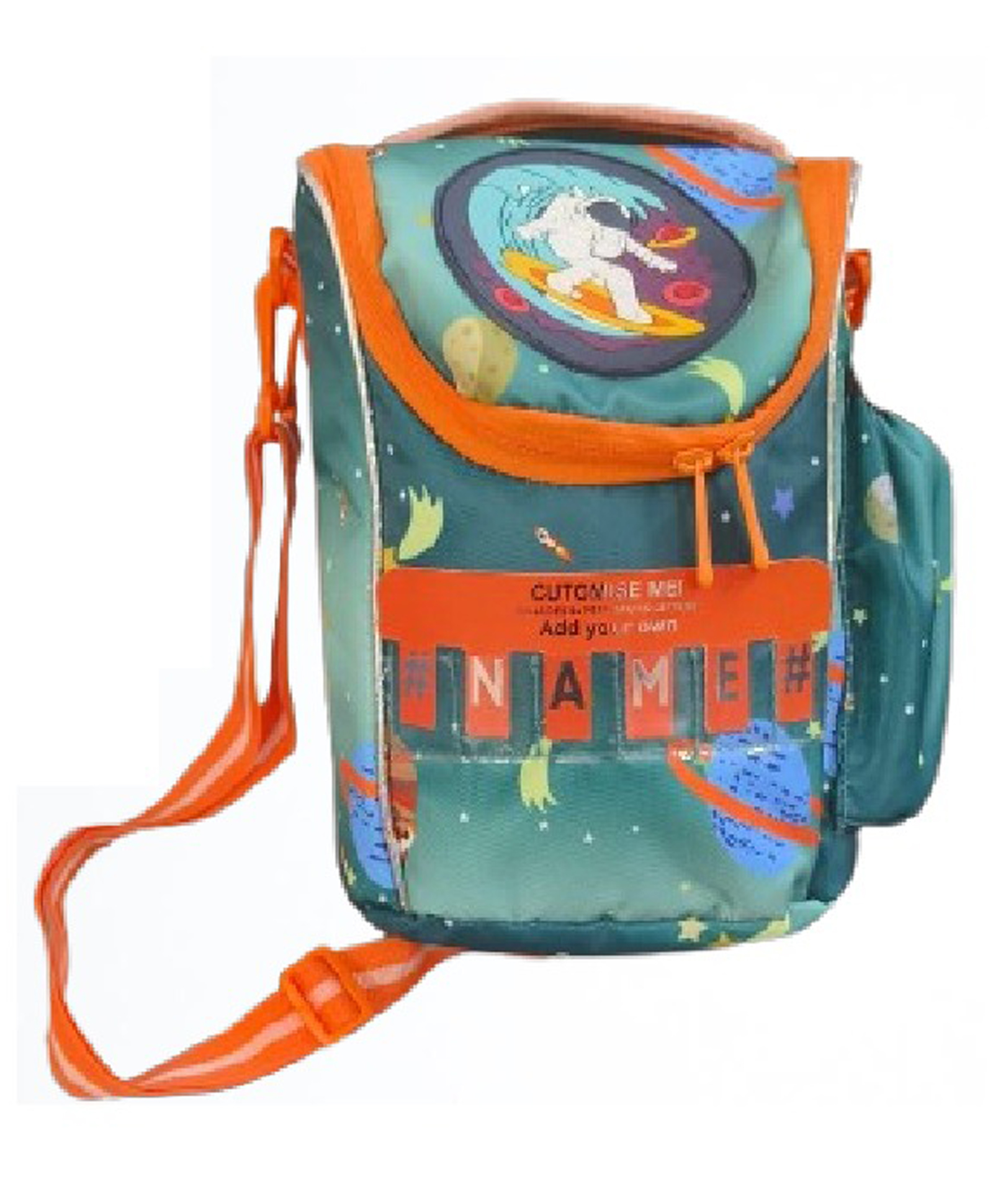 New Pinch Kids Cooler Insulated Lunch Bag space Tote for Boys, Men, Women, with Water Bottle Holder and Adjustable Strap random design dispatch-multicolor-picture-51