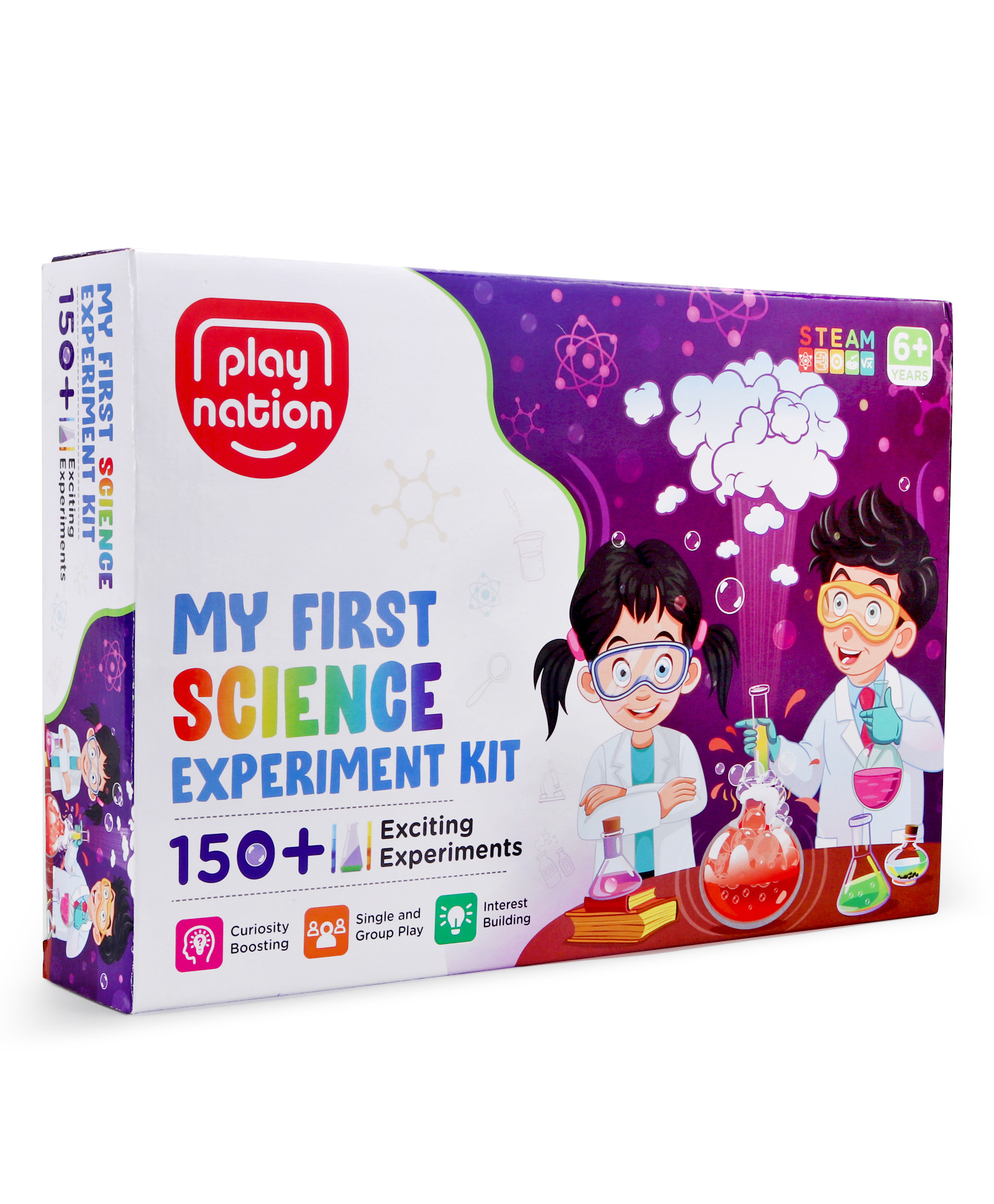 Play Nation Ultimate Science Experiment Kit for Boys & Girls Aged 6 to 14 Years| Birthday Gift Idea for Science Enthusiast Kids| STEM Learning Educational Toys| 150 + Experiments| Simple & Safe Tasks-picture-17