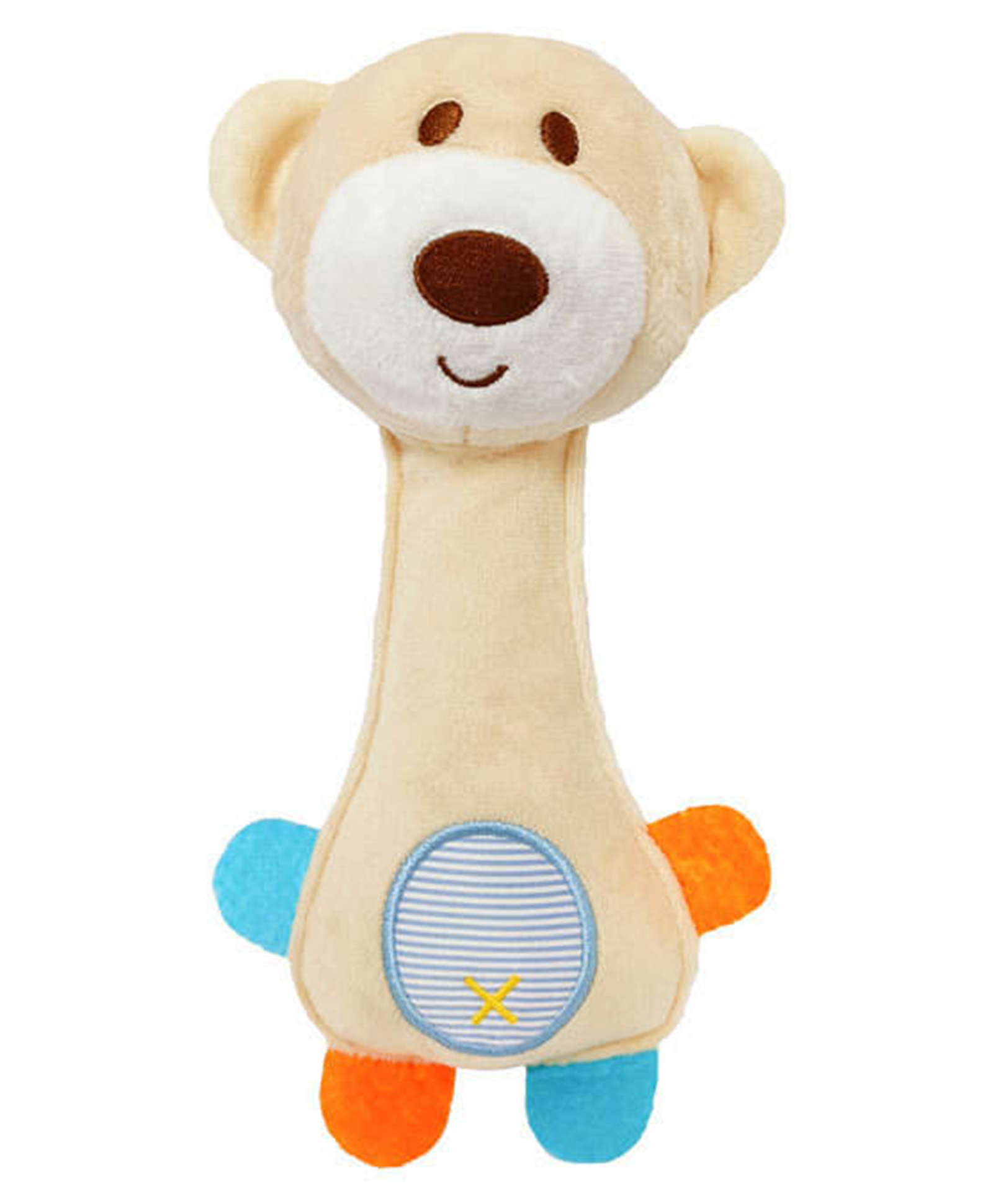 BitFeex Soft Plush Baby Rattle Toy Animal Shaped Hanging Hand Toy with Bell Sound for Infant Boys and Girls Perfect Baby Gift With chu-chu Sound-Color May Vary-picture-28