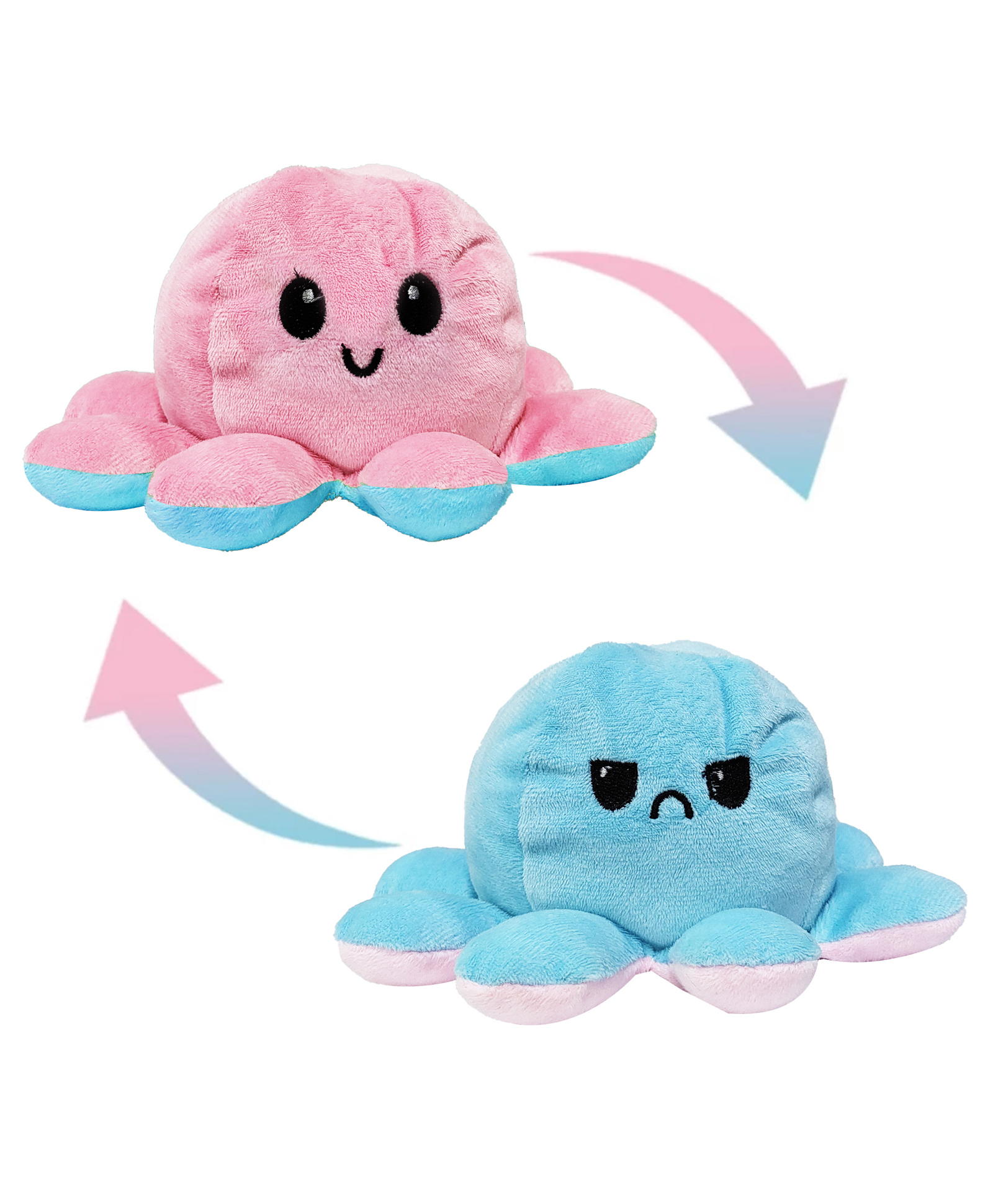 Kidology Reversible Octopus Plush Toy - Height 22 cm-image-3