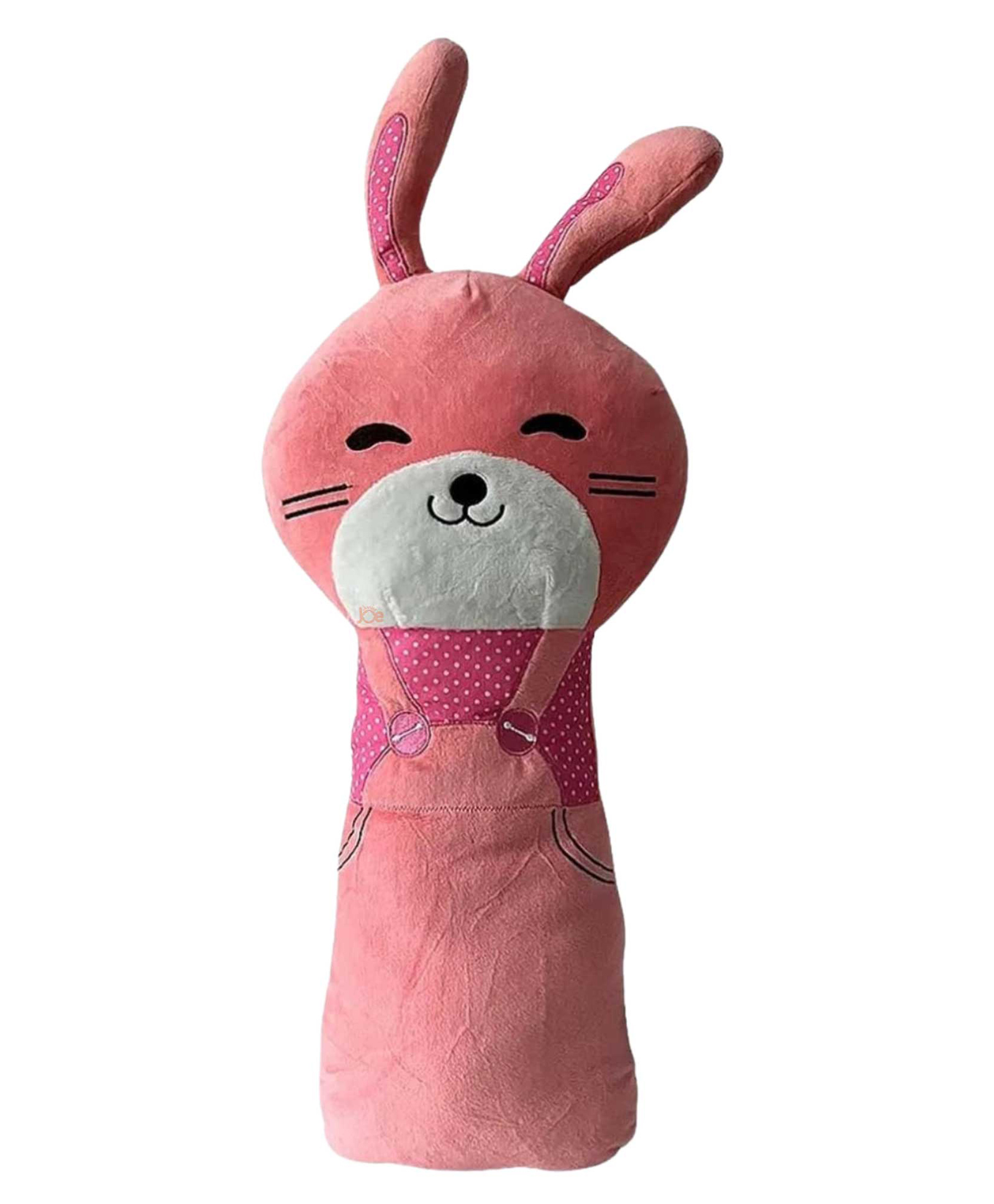 Junior Joe Plush Car Seatbelt Cover & Neck Pillow Soft Travel Buddy Cushion for Kids (Baby Pink)-image-15