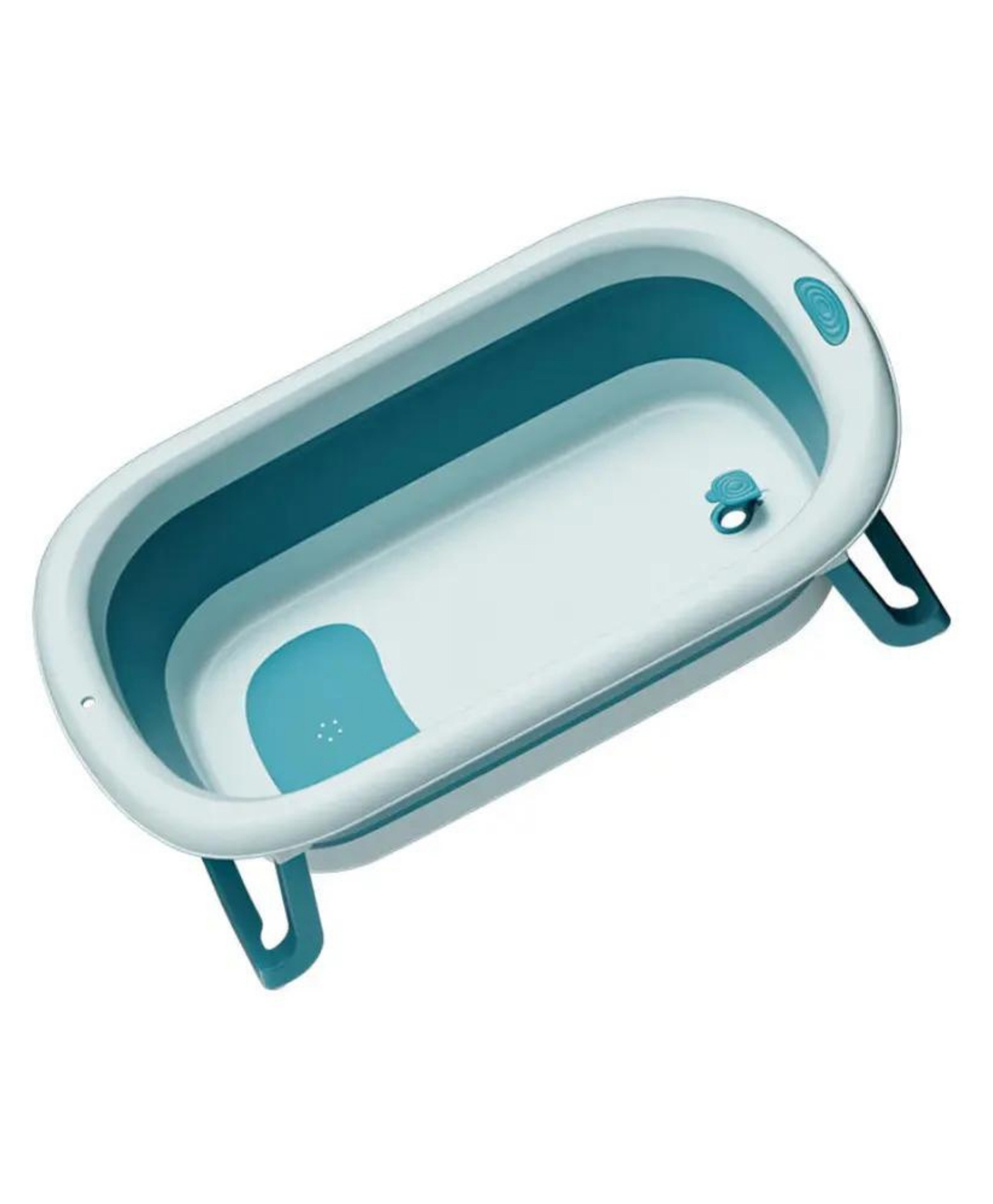 Junior Joe Foldable Baby Bathtub Aqua Blue | Spacious, Anti-Slip Design | Suitable for Newborn to Toddler-image-38