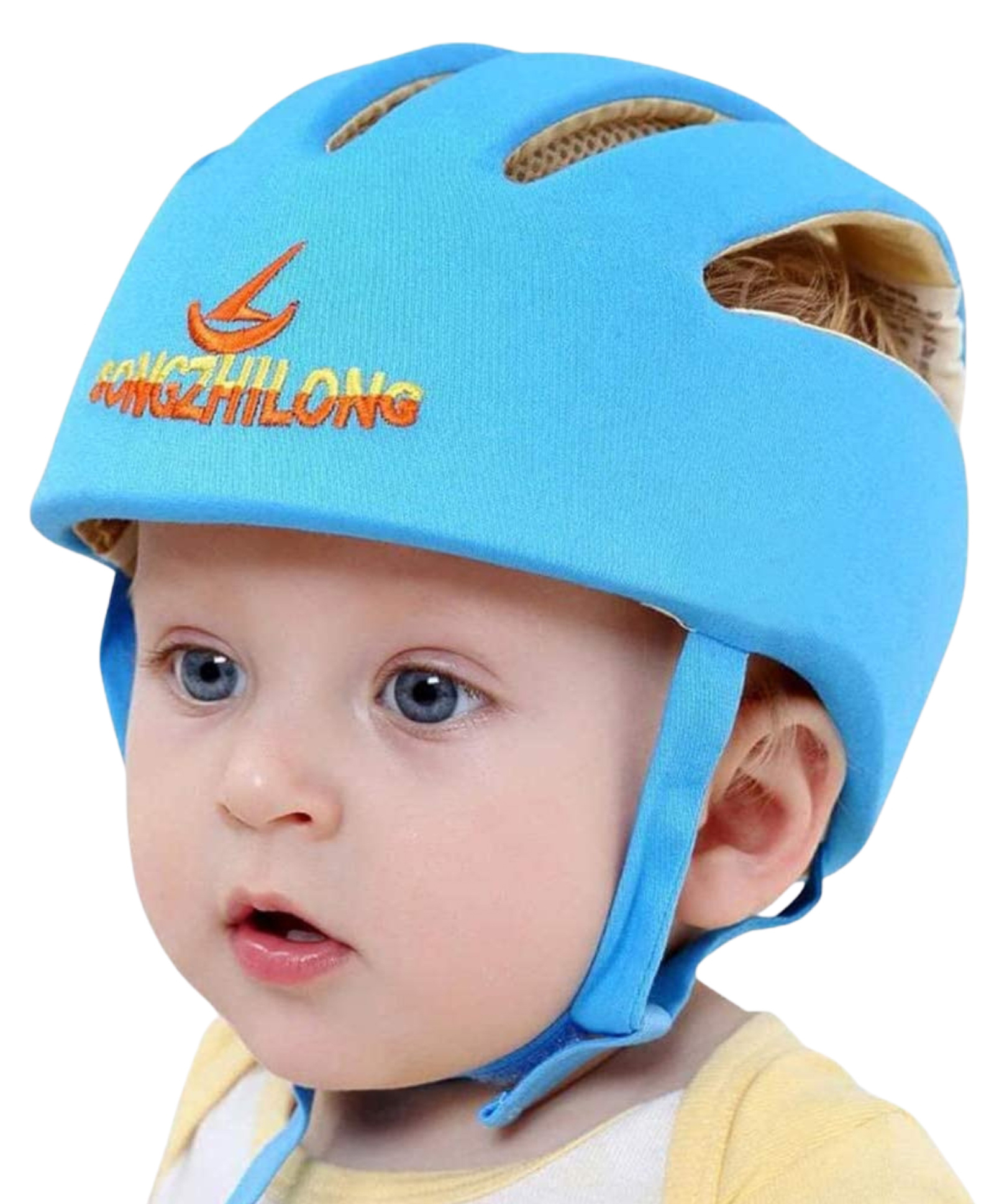 Junior Joe Baby Safety Helmet for Infants & Toddlers | Adjustable Head Protector for Crawling, Walking & Playing (Blue)-image-14