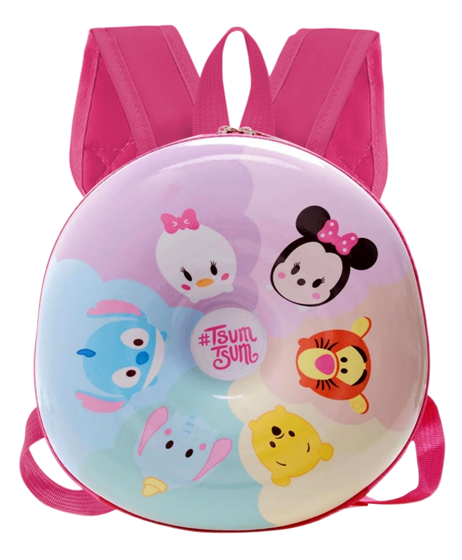 Junior Joe Colorful Hard Shell School Backpack for Kids Glossy Surface, Soft Straps & Cute Cartoon Print - Height 11 Inches-image-45