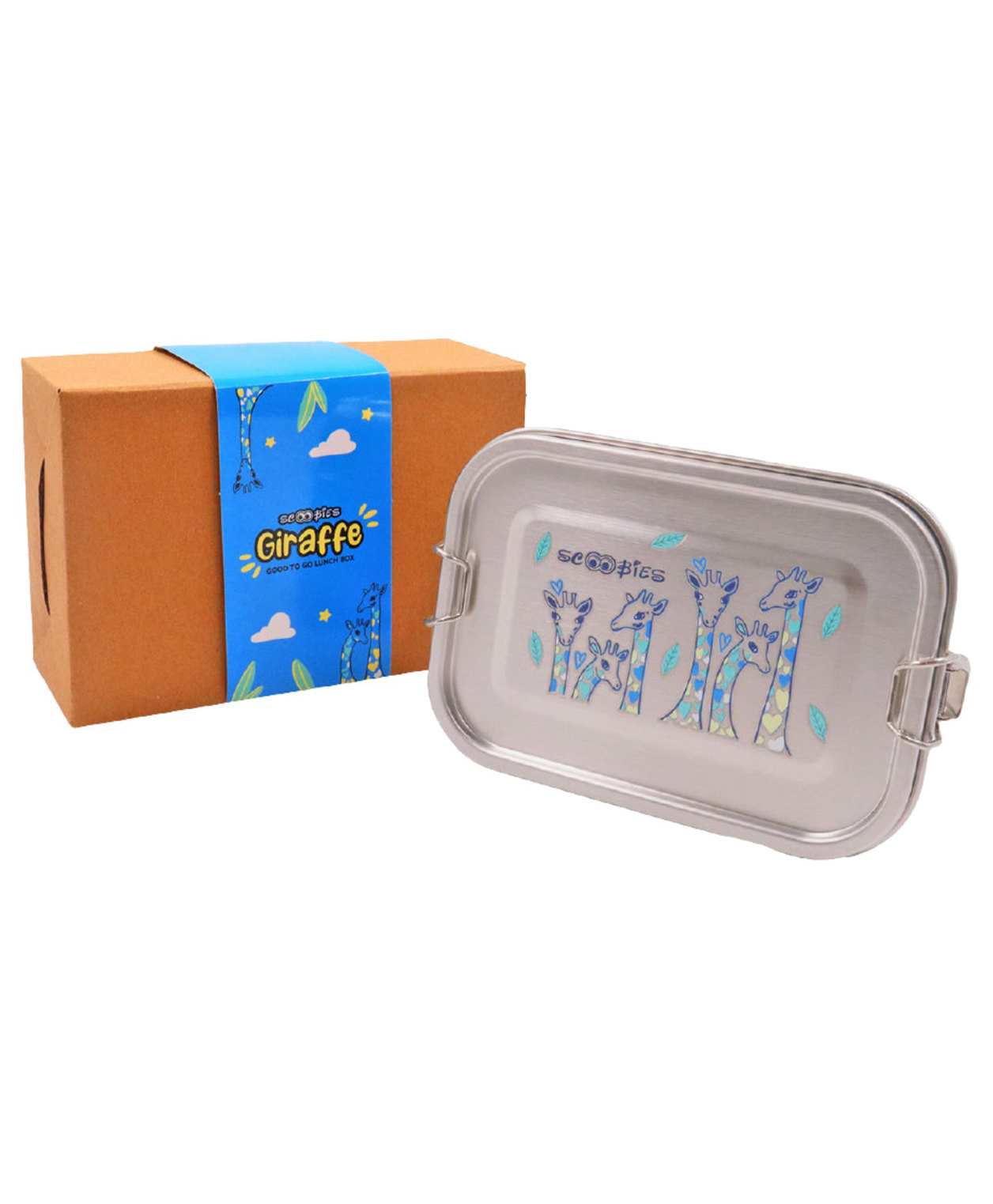 Scoobies Giraffe Good to Go Stainless Steel Lunchbox-image-27
