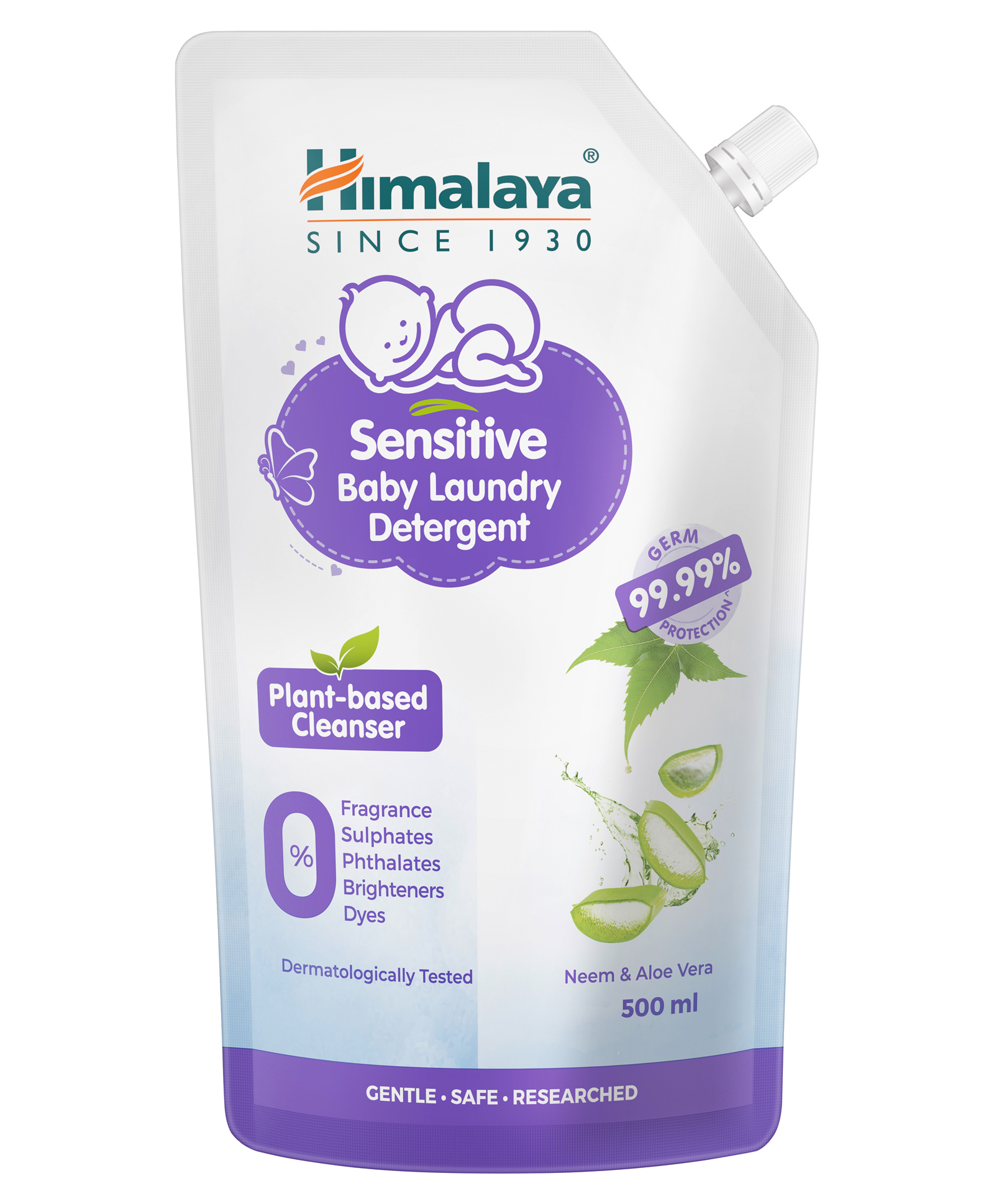 Himalaya Babycare Sensitive Baby Laundry Detergent Pouch - 500 ml