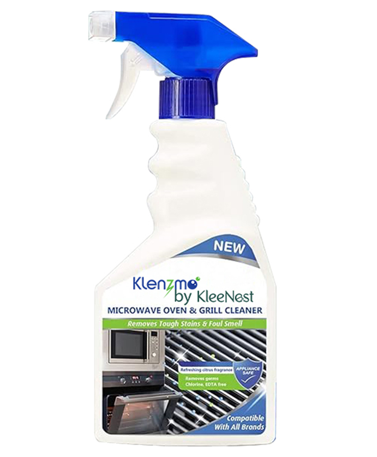 Klenzmo Microwave Oven & Grill Cleaner Spray with Microfiber cloth| Cleaning Liquid for Microwave Ovens, Chimney hoods, Grills, OTG, Gas Stove, Exhaust Fan | Kitchen Cleaner/Cleaners | Pack of 450ml-image-24