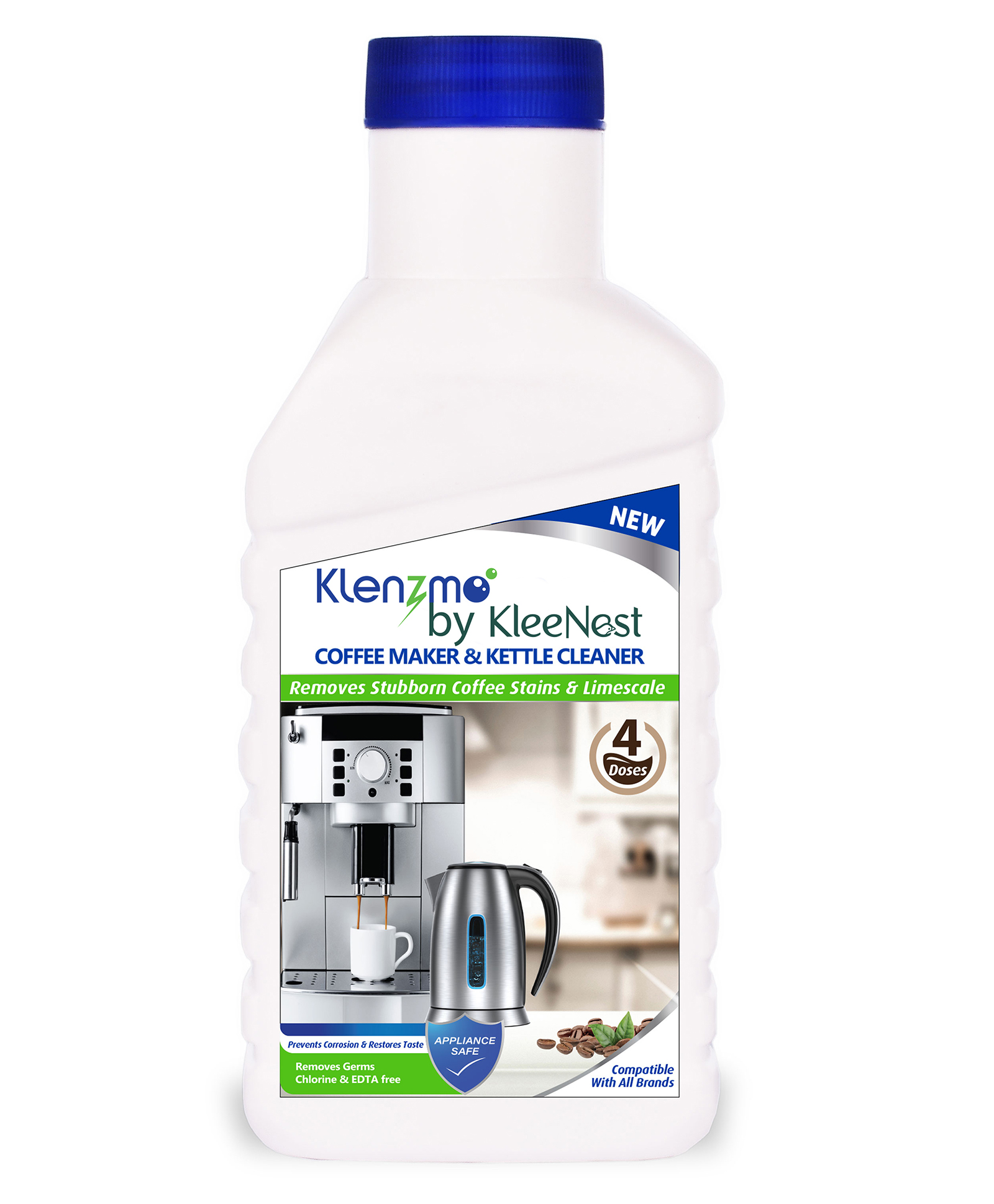 Klenzmo by Kleenest Coffee Machine & Kettle Descaling Liquid 400ml